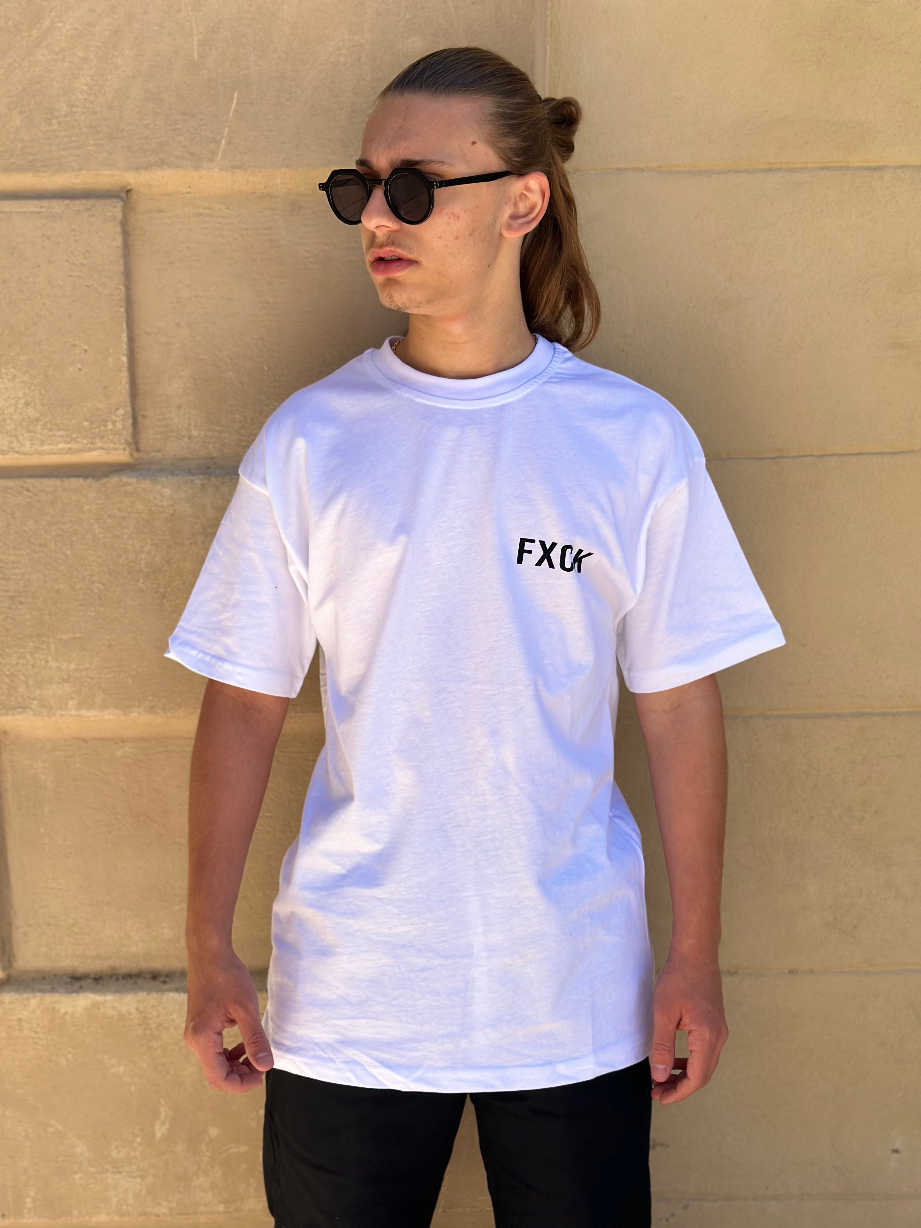 Aarhon - Beige t shirt Fuck the brands