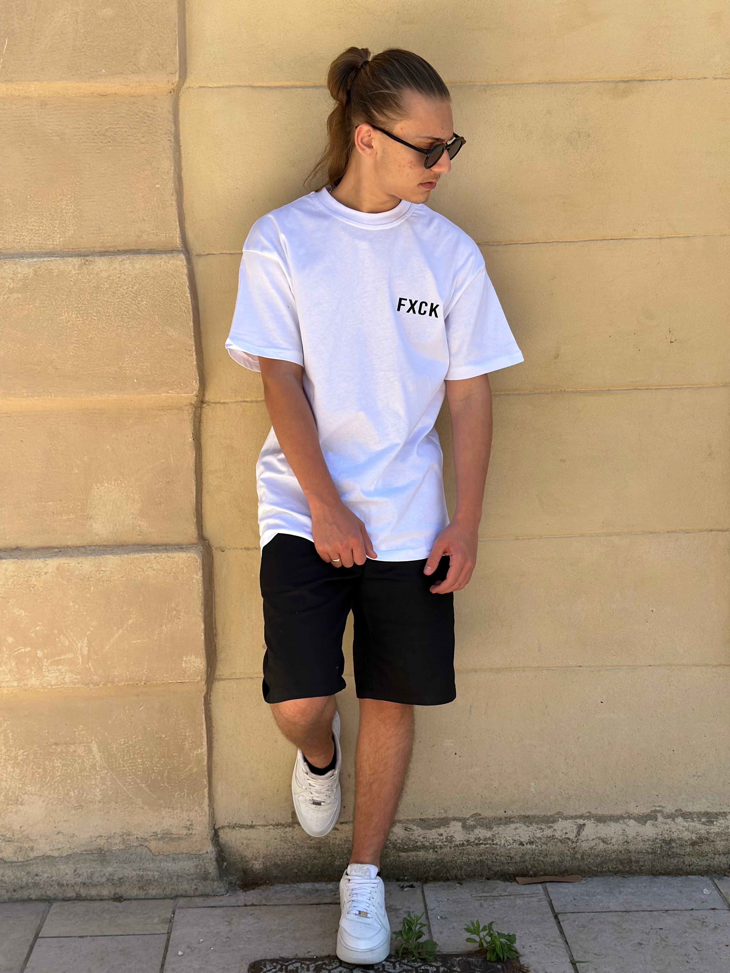 Aarhon - Beige t shirt Fuck the brands