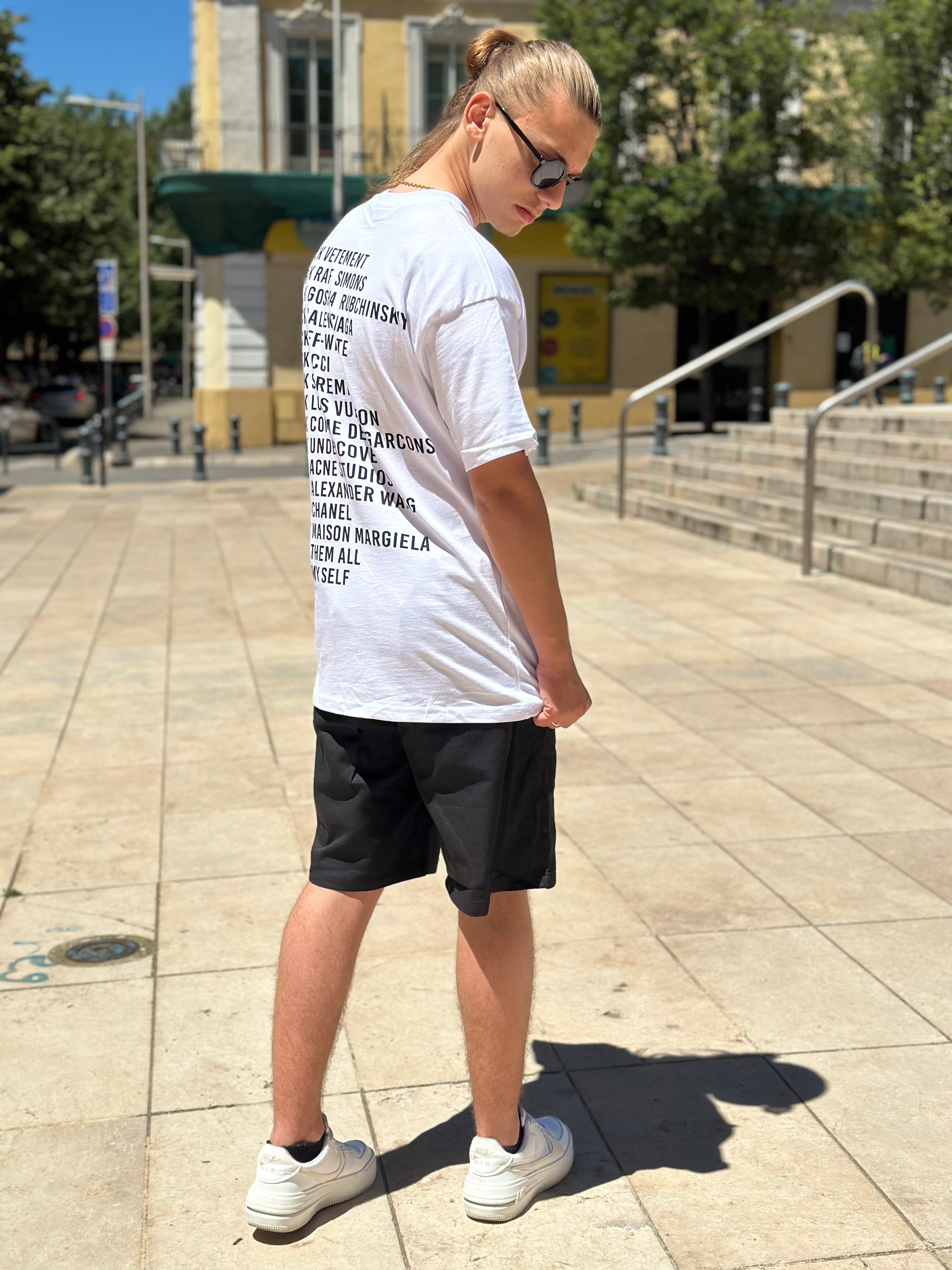 Aarhon - Beige t shirt Fuck the brands