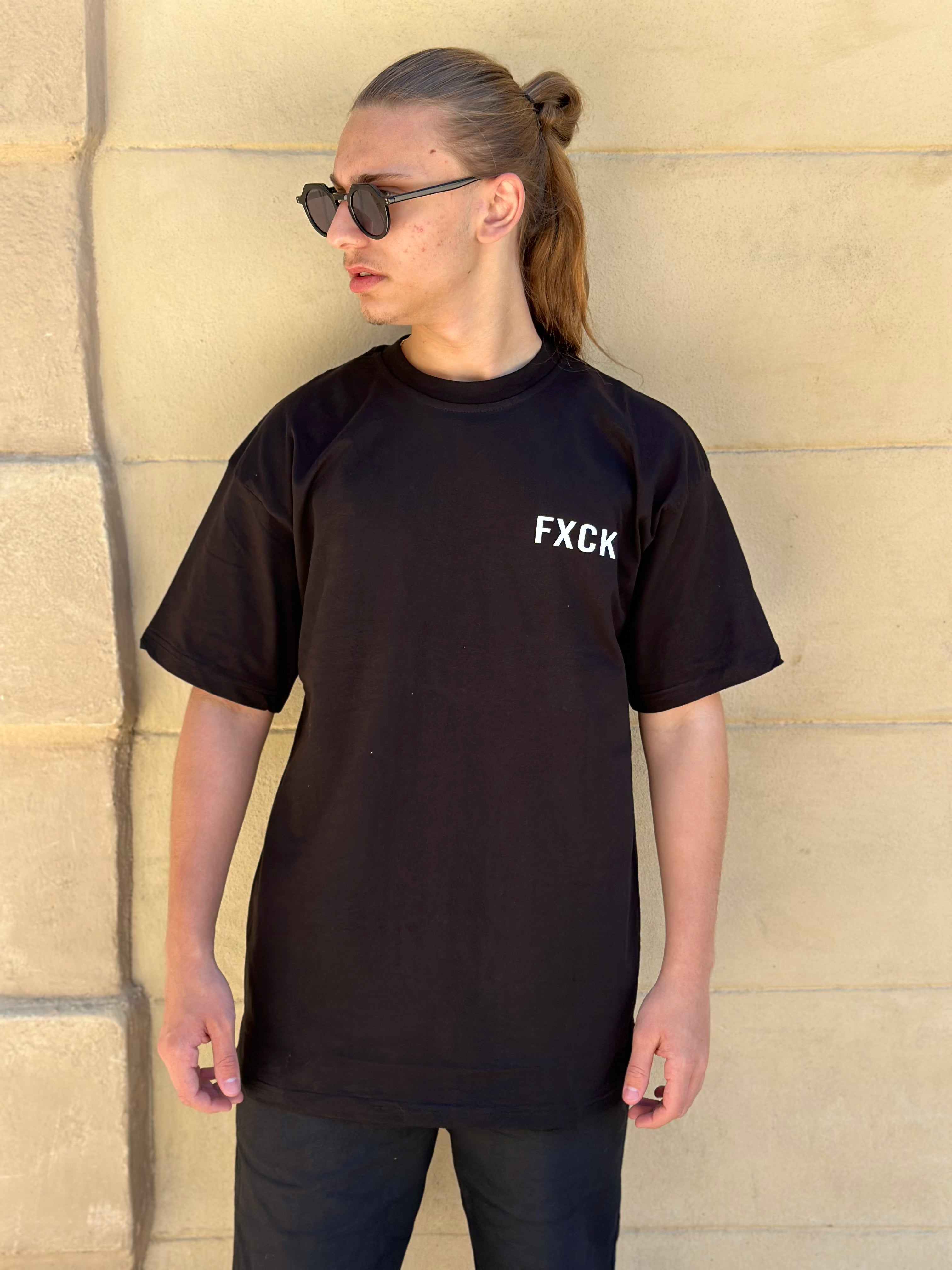 Aarhon - Beige t shirt Fuck the brands