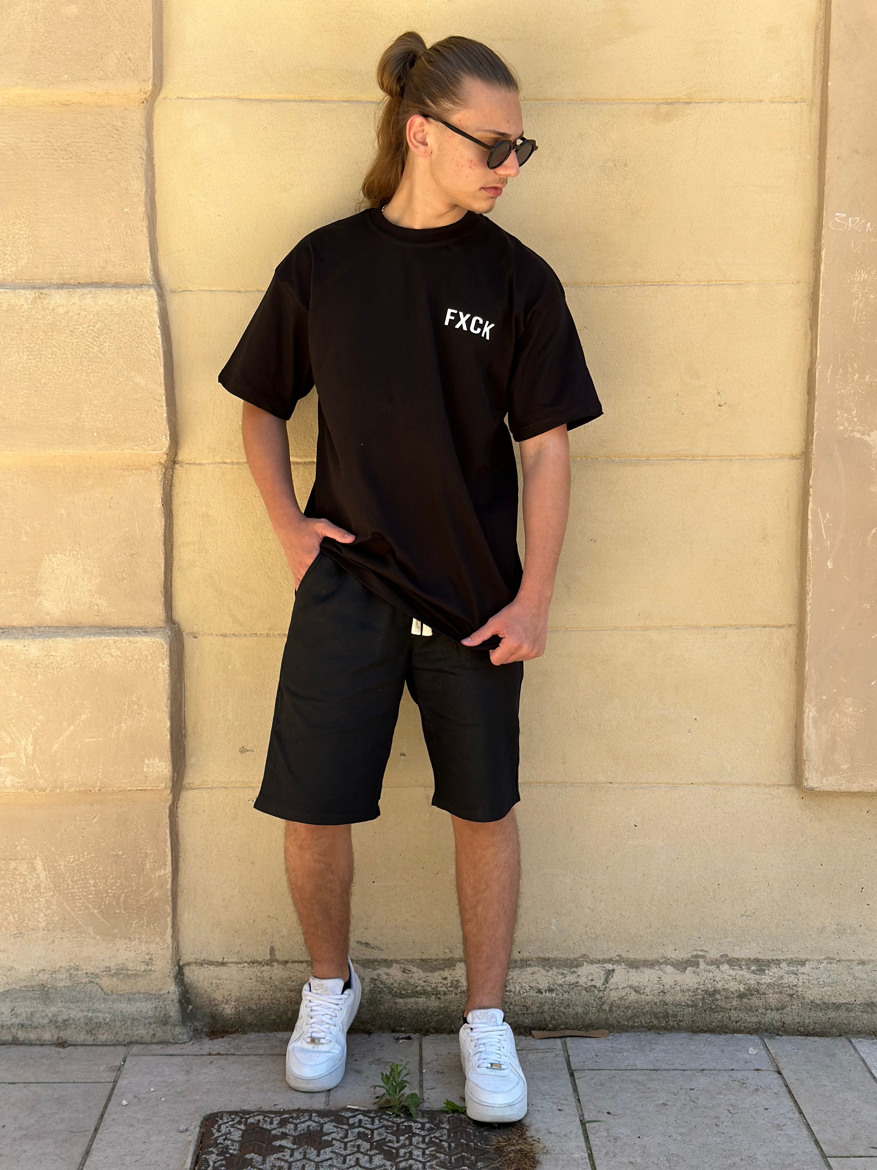 Aarhon - Beige t shirt Fuck the brands