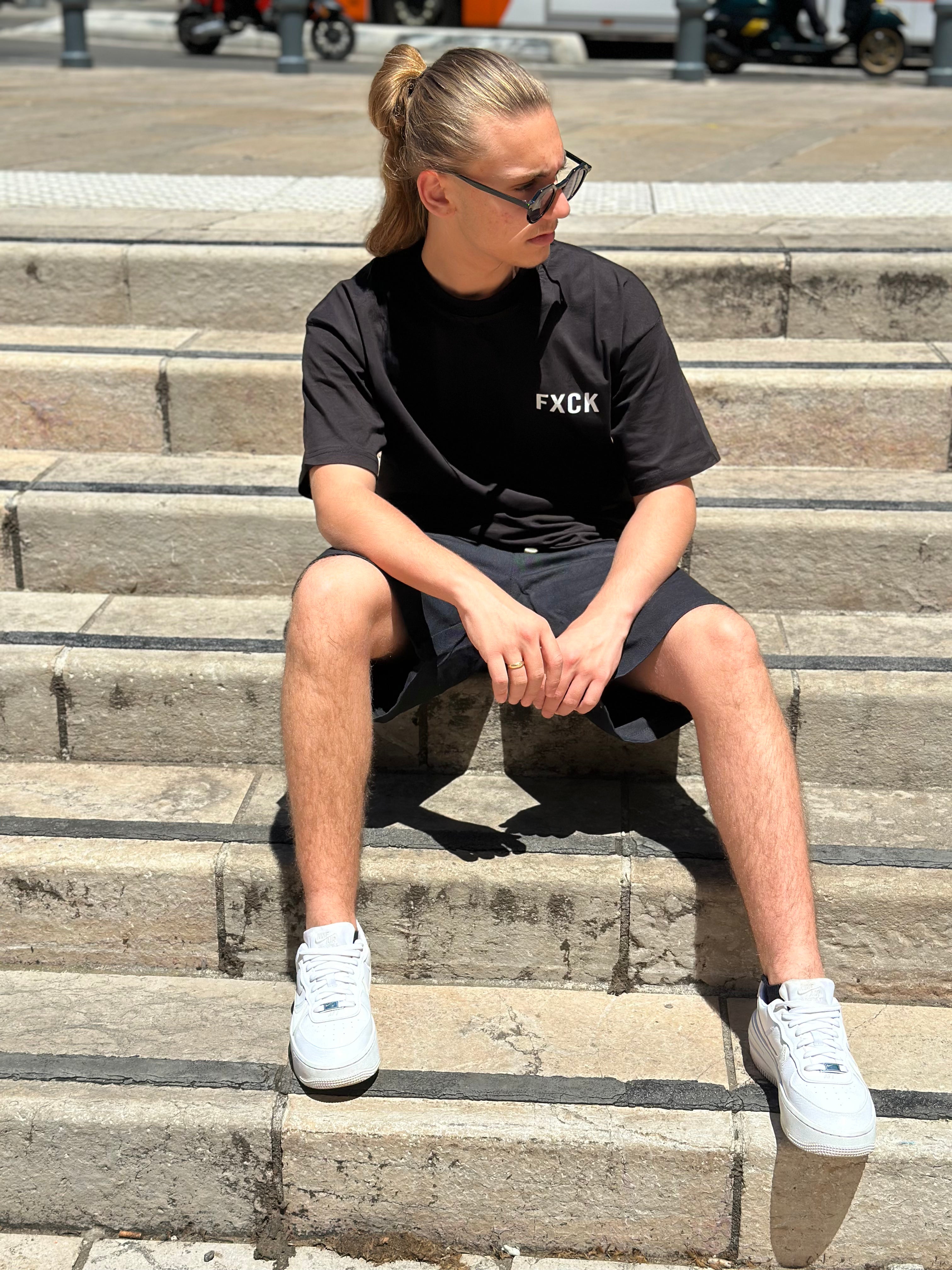 Aarhon - Beige t shirt Fuck the brands