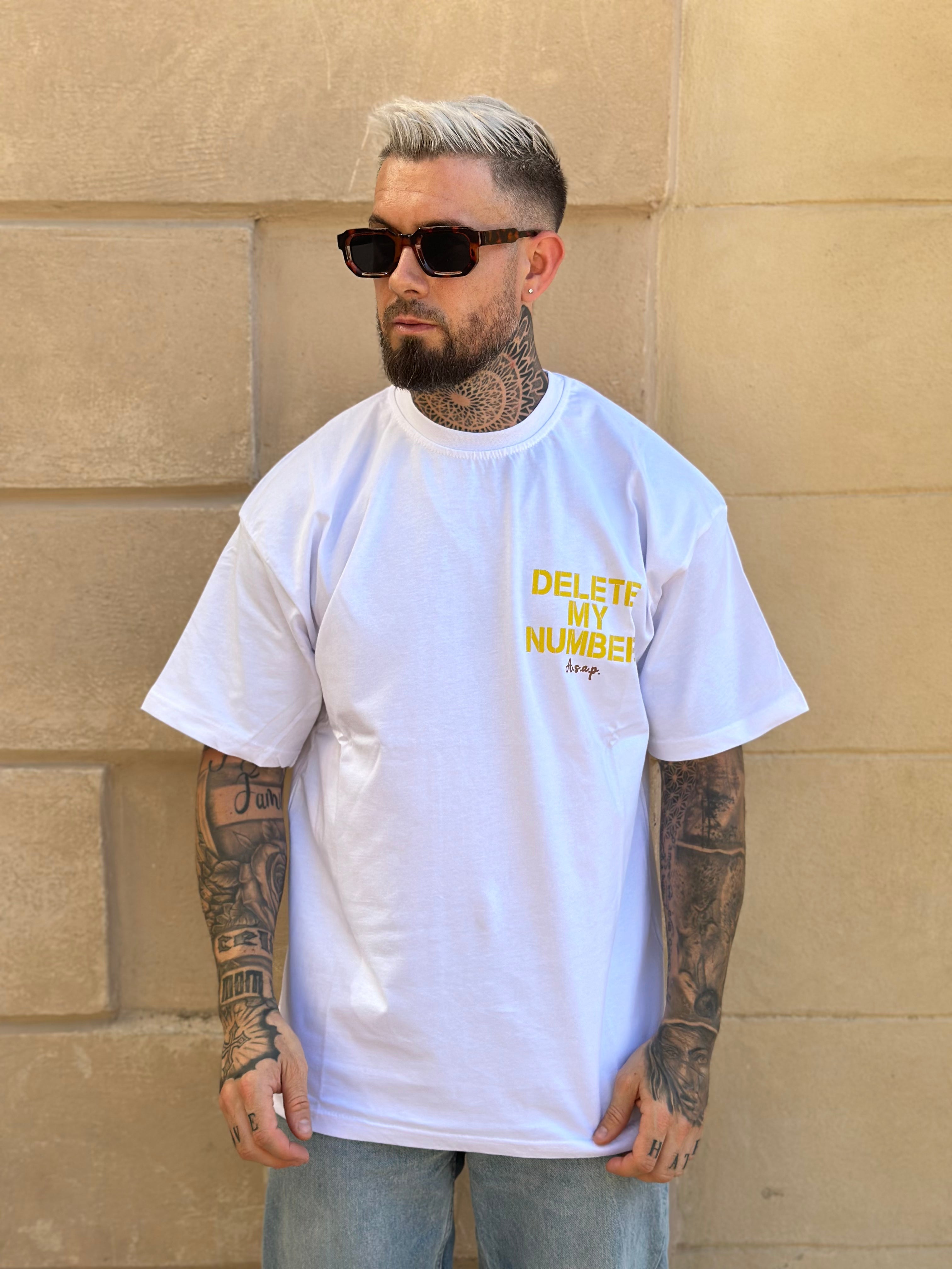 Aarhon - Beige t shirt Fuck the brands