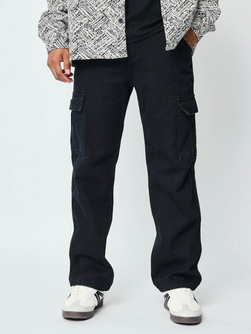 Frilivin - Loose sky blue jeans