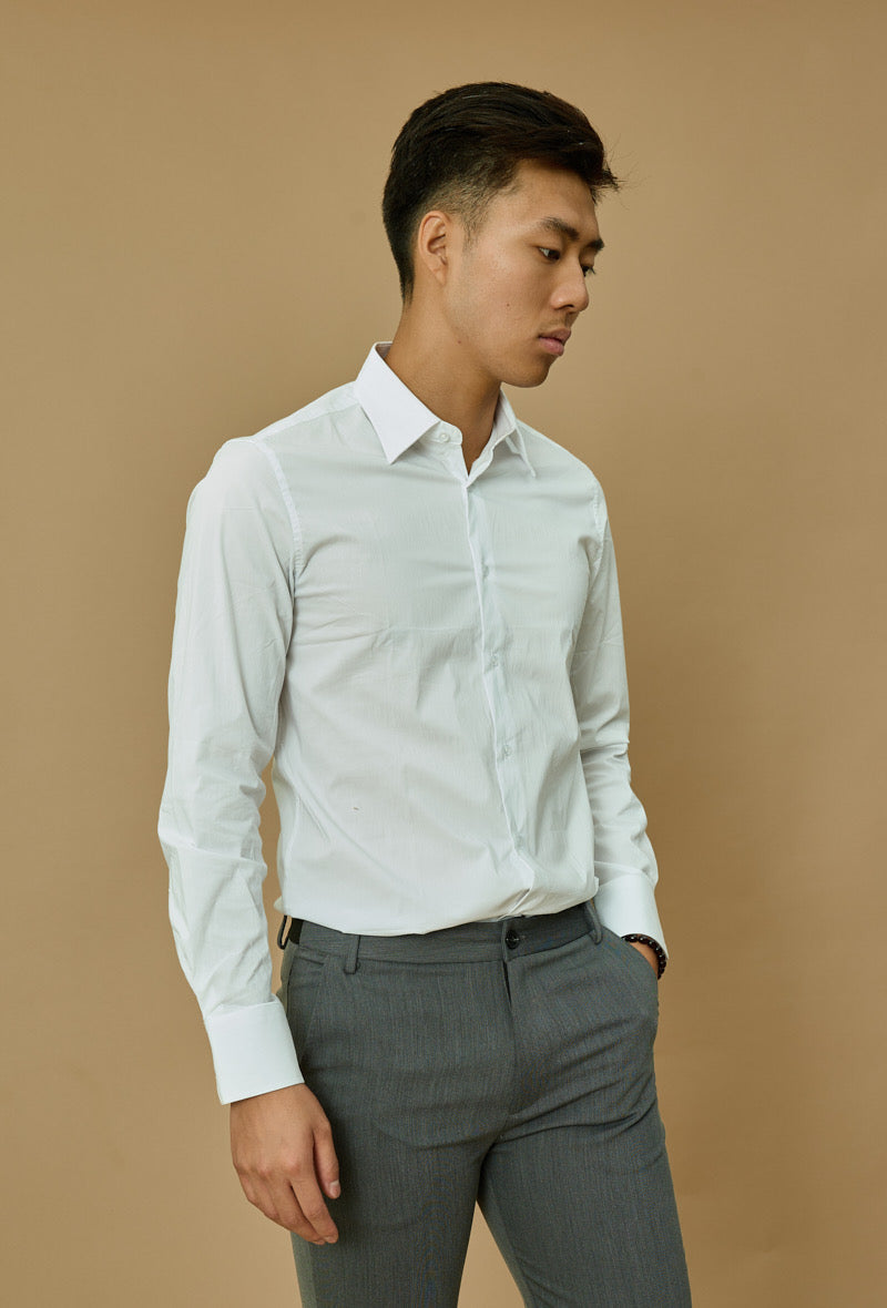 Chemise manche longue cosy blanche