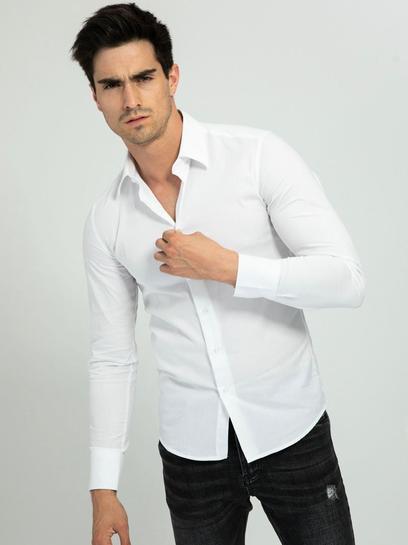 Chemise manche longue cosy blanche