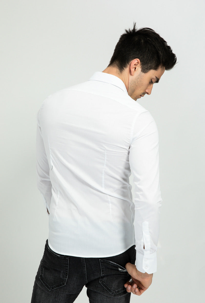 Chemise manche longue cosy blanche