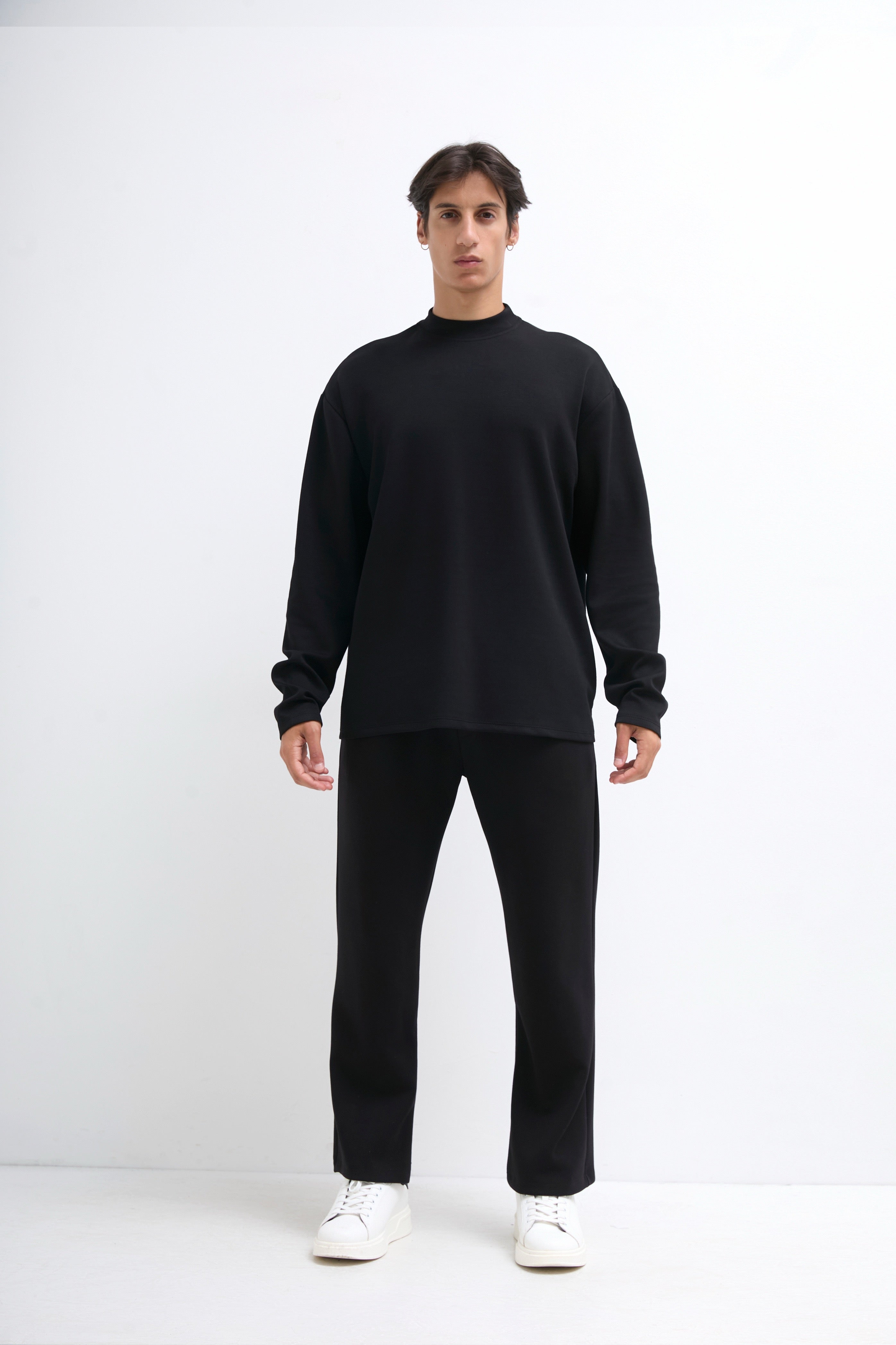 Pantalon fluide noir Tulum