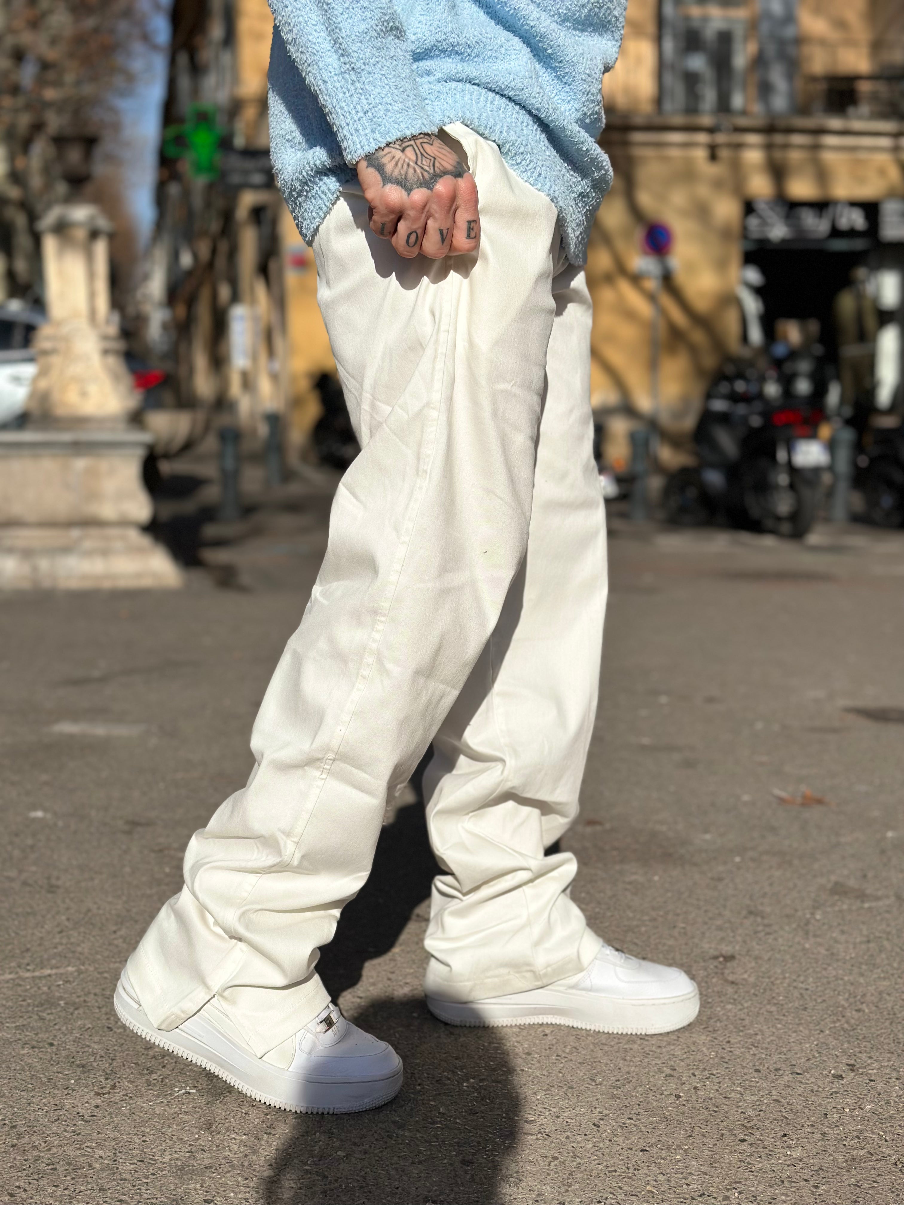 Pantalon CHESTER blanc