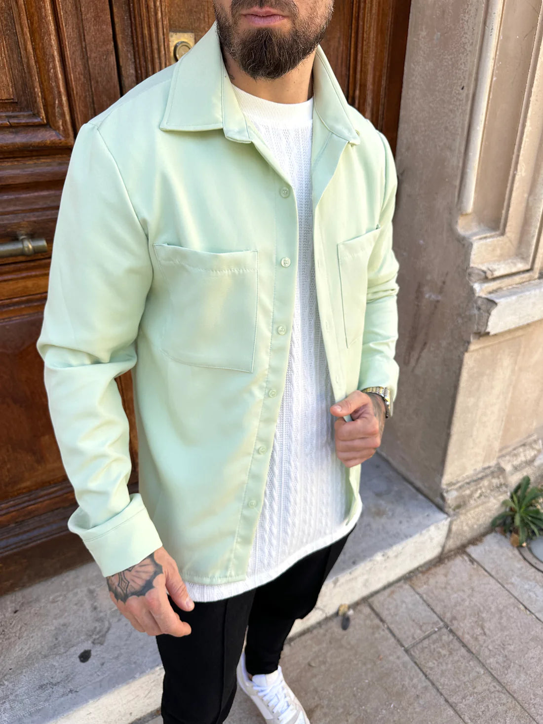 Uniplay - Chemise Lounge mint - Stayin