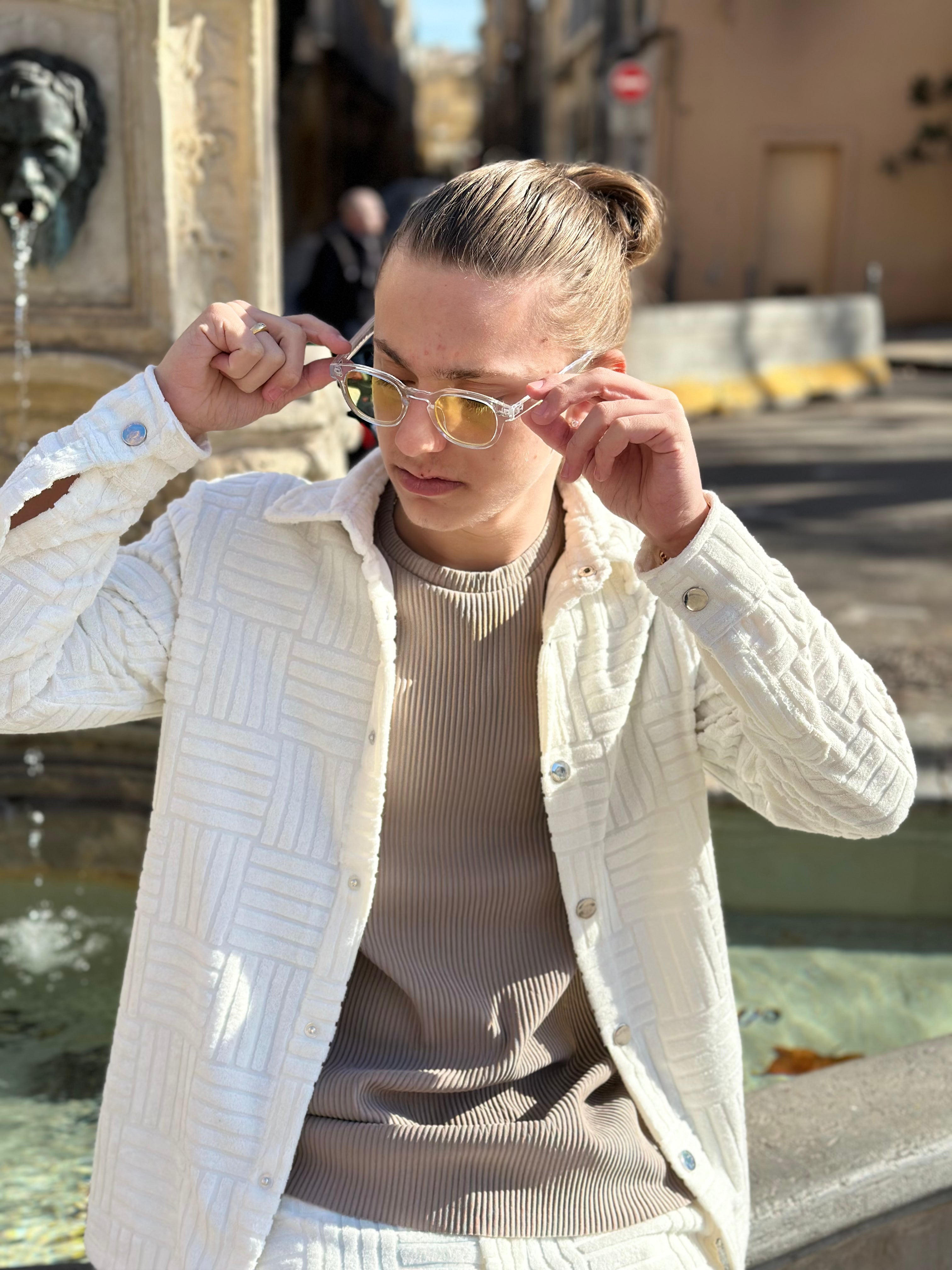 Lunette - Moskot Transparente Jaune