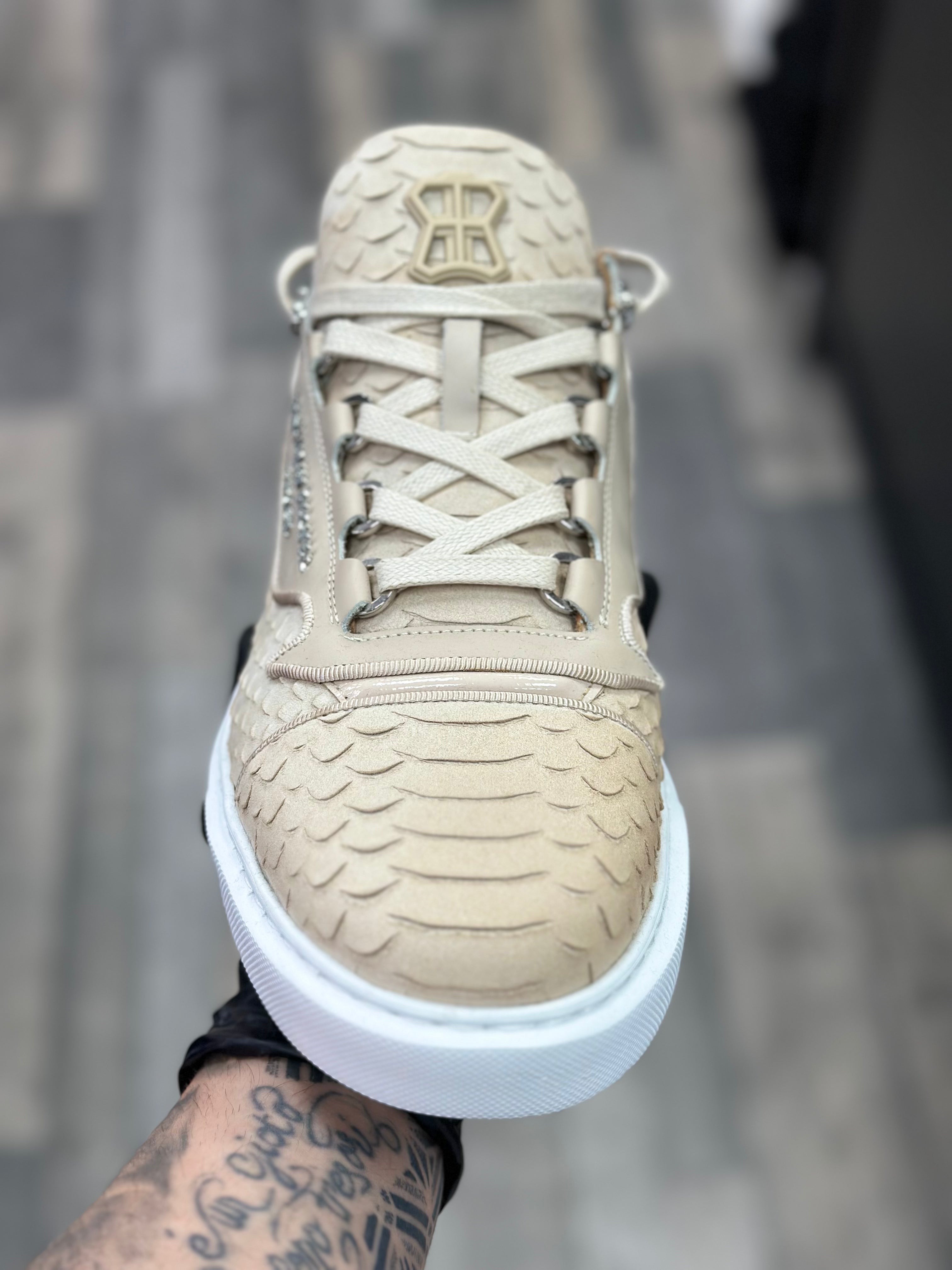 BENJAMIN BERNER - Basket RAPHAEL Python marbre - Stayin