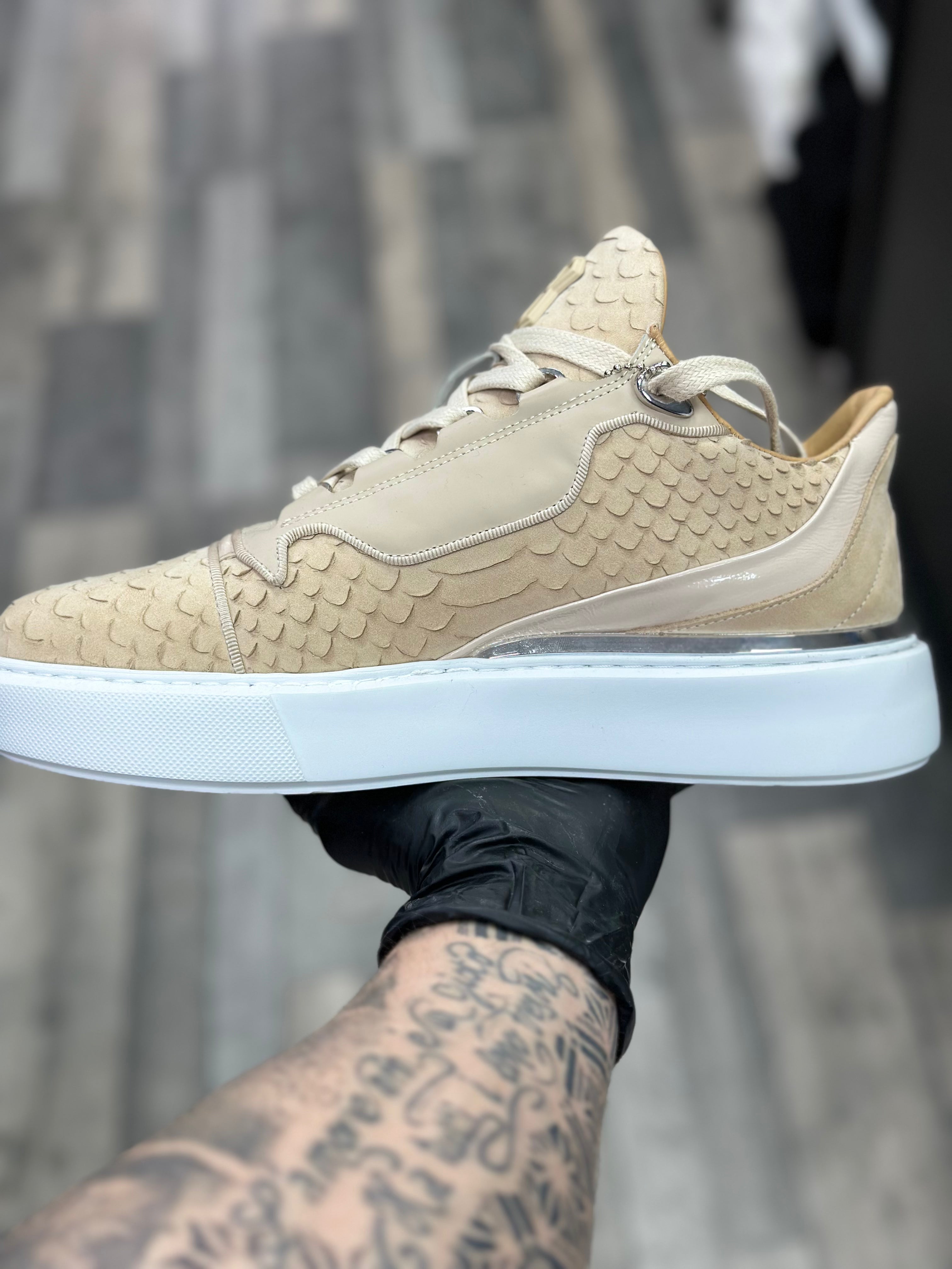 BENJAMIN BERNER - Basket RAPHAEL Python marbre - Stayin