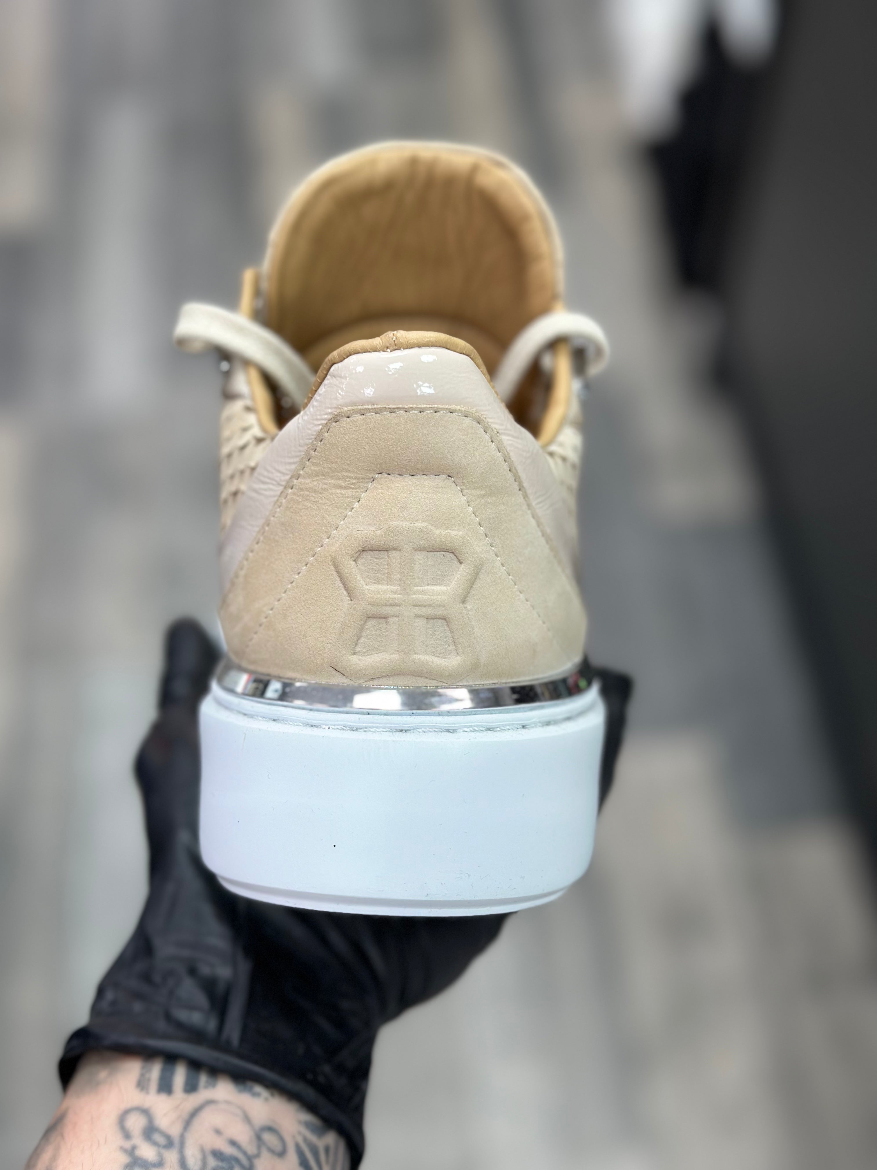 BENJAMIN BERNER - Basket RAPHAEL Python marbre - Stayin