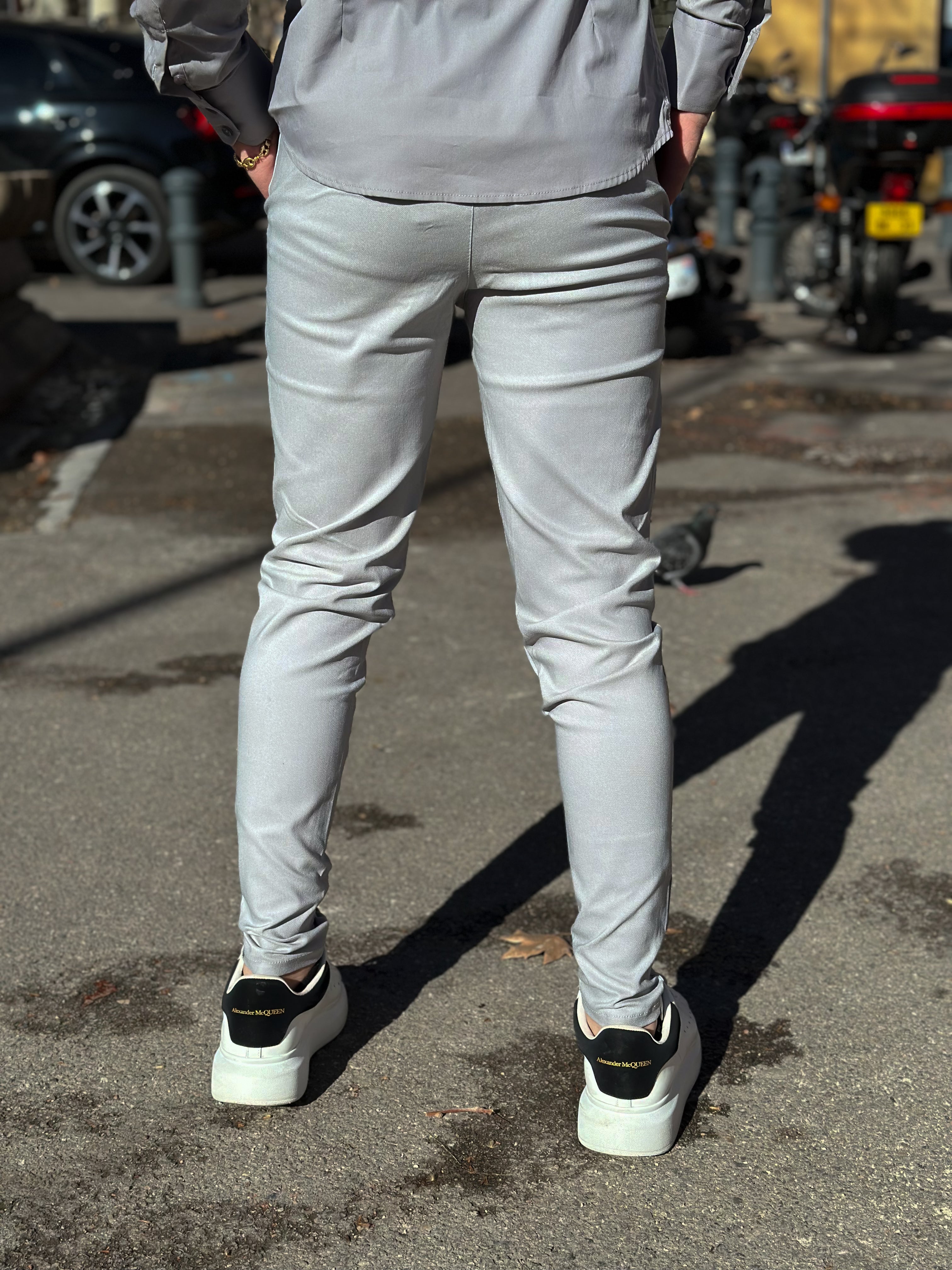 Frilivin - Pantalon cosy Gris