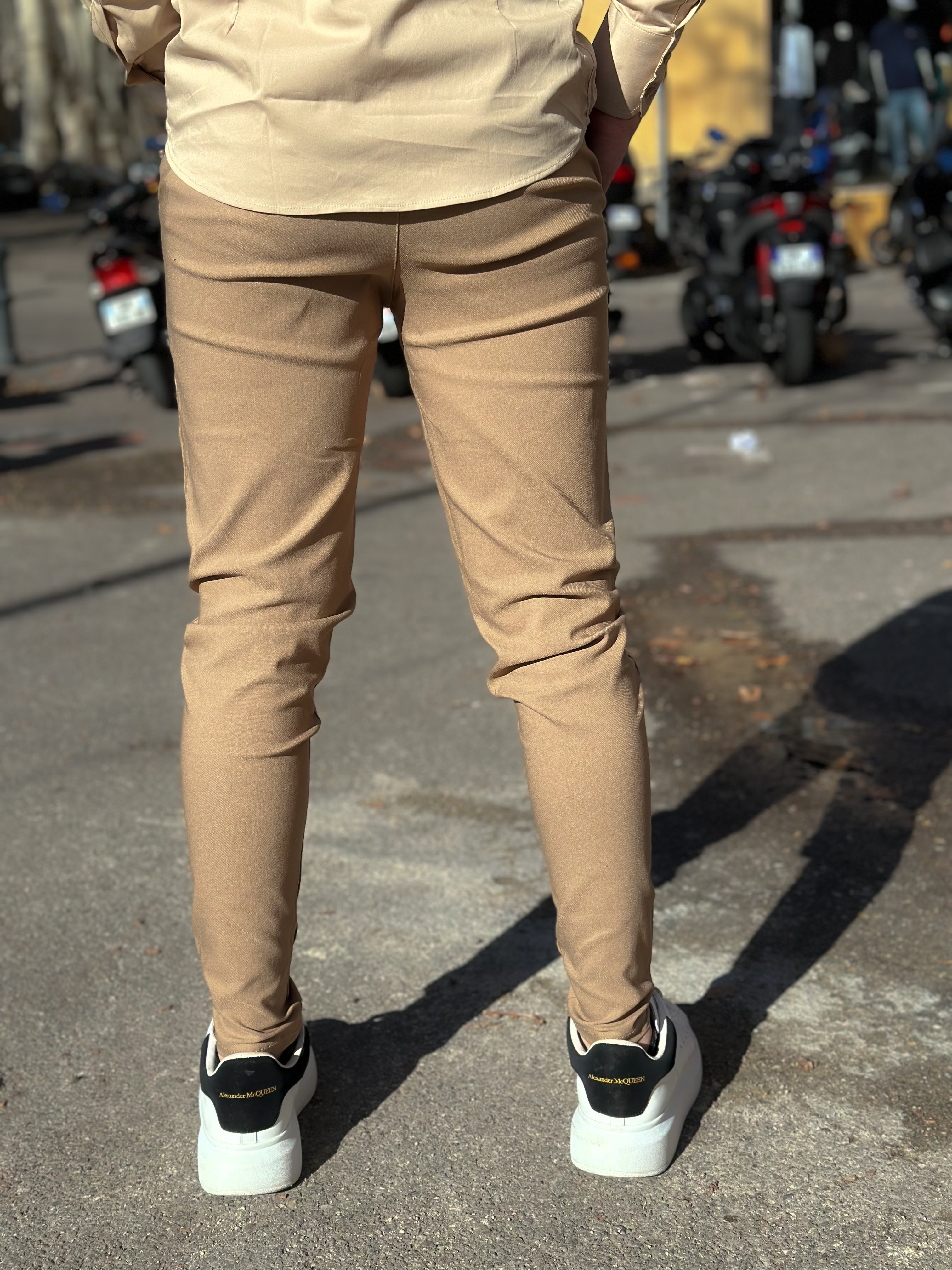 Frilivin - Pantalon cosy camel