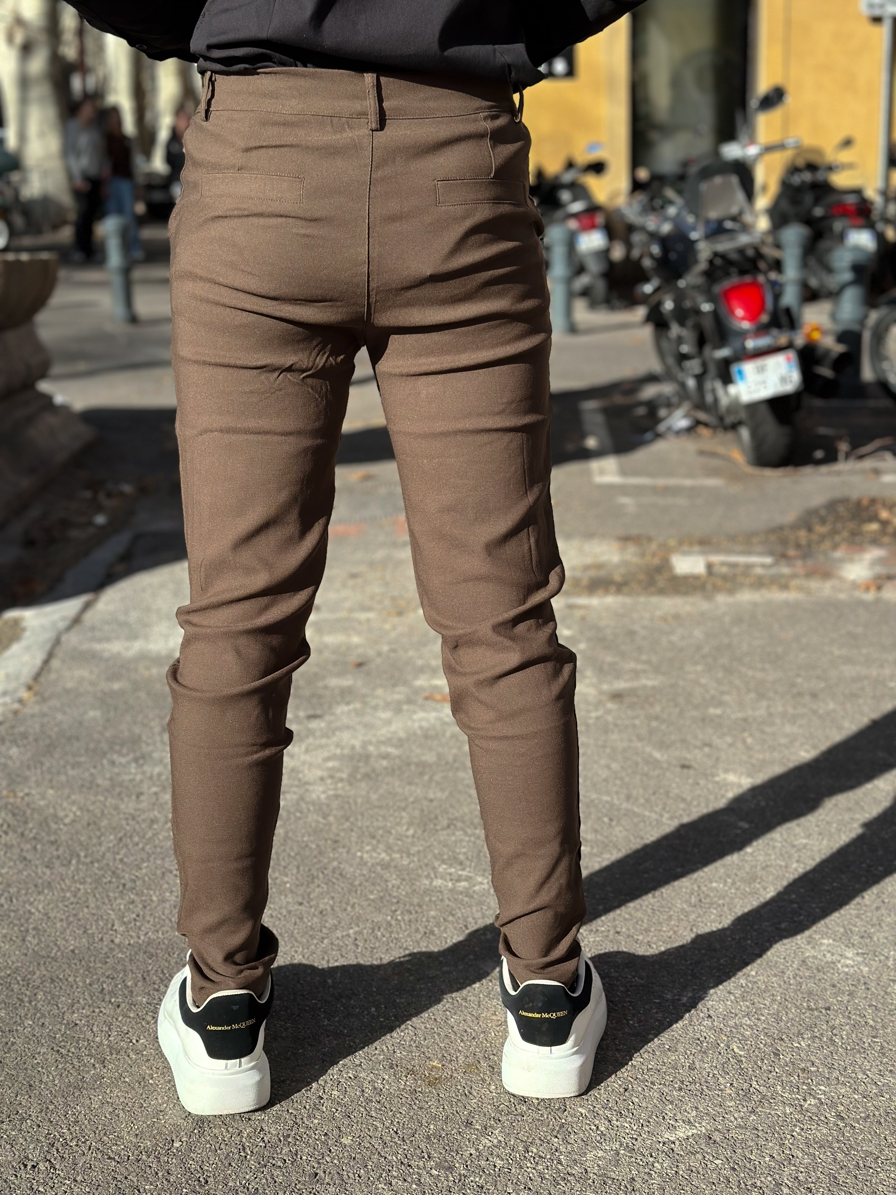 Frilivin - Pantalon cosy Marron