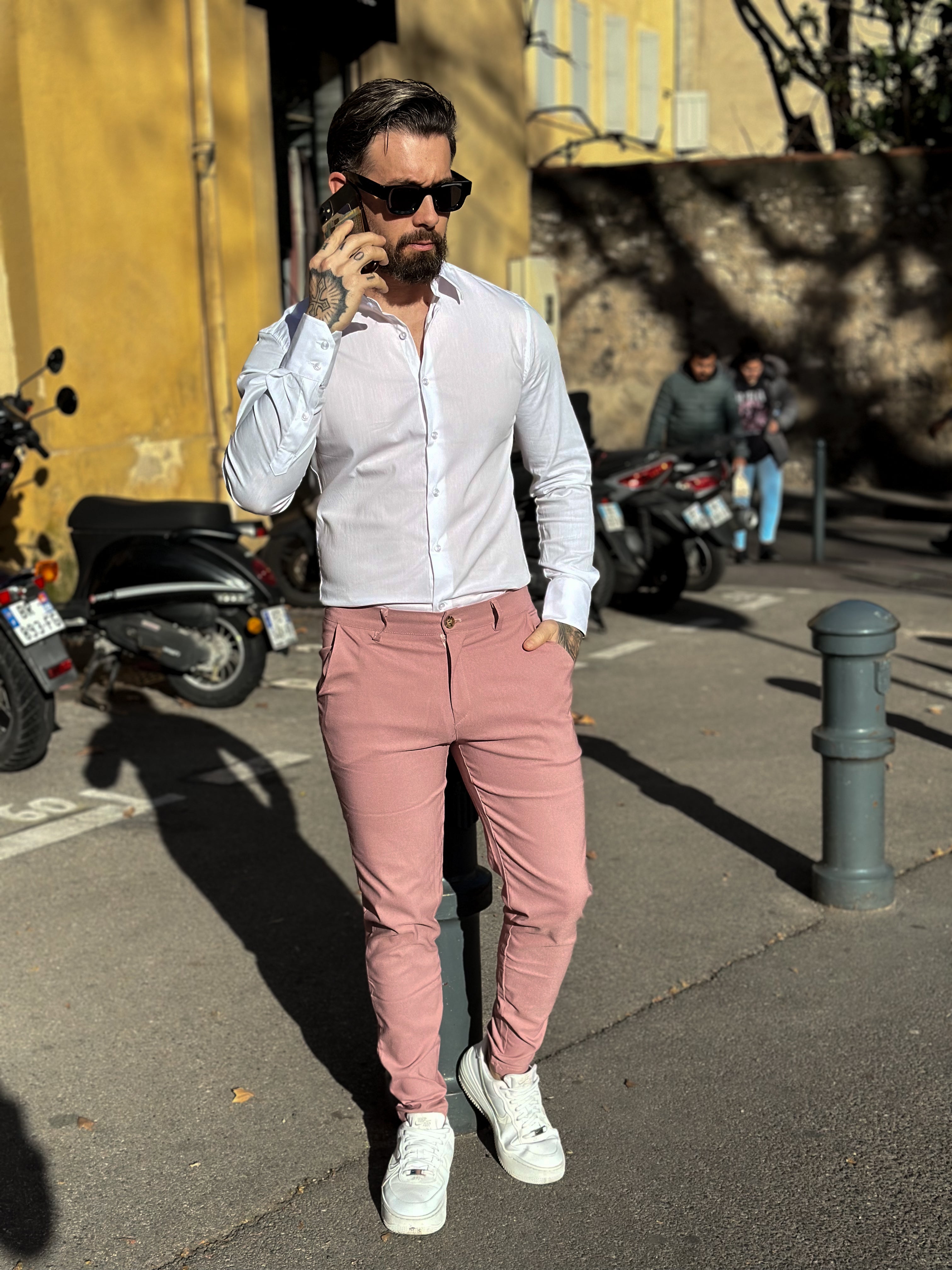 Frilivin - Pantalon cosy rose - Stayin