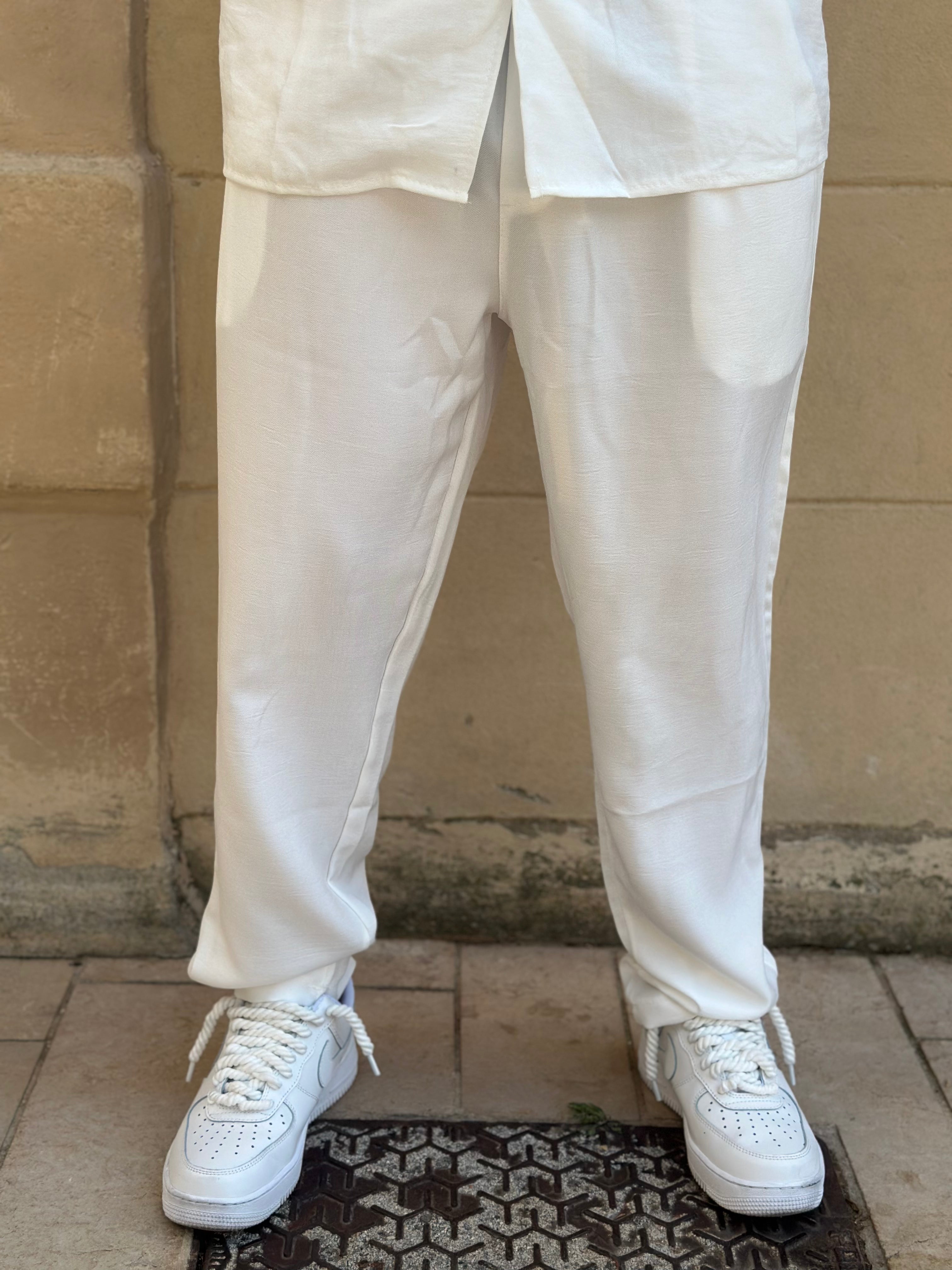 Ensemble Ibiza Lin Blanc