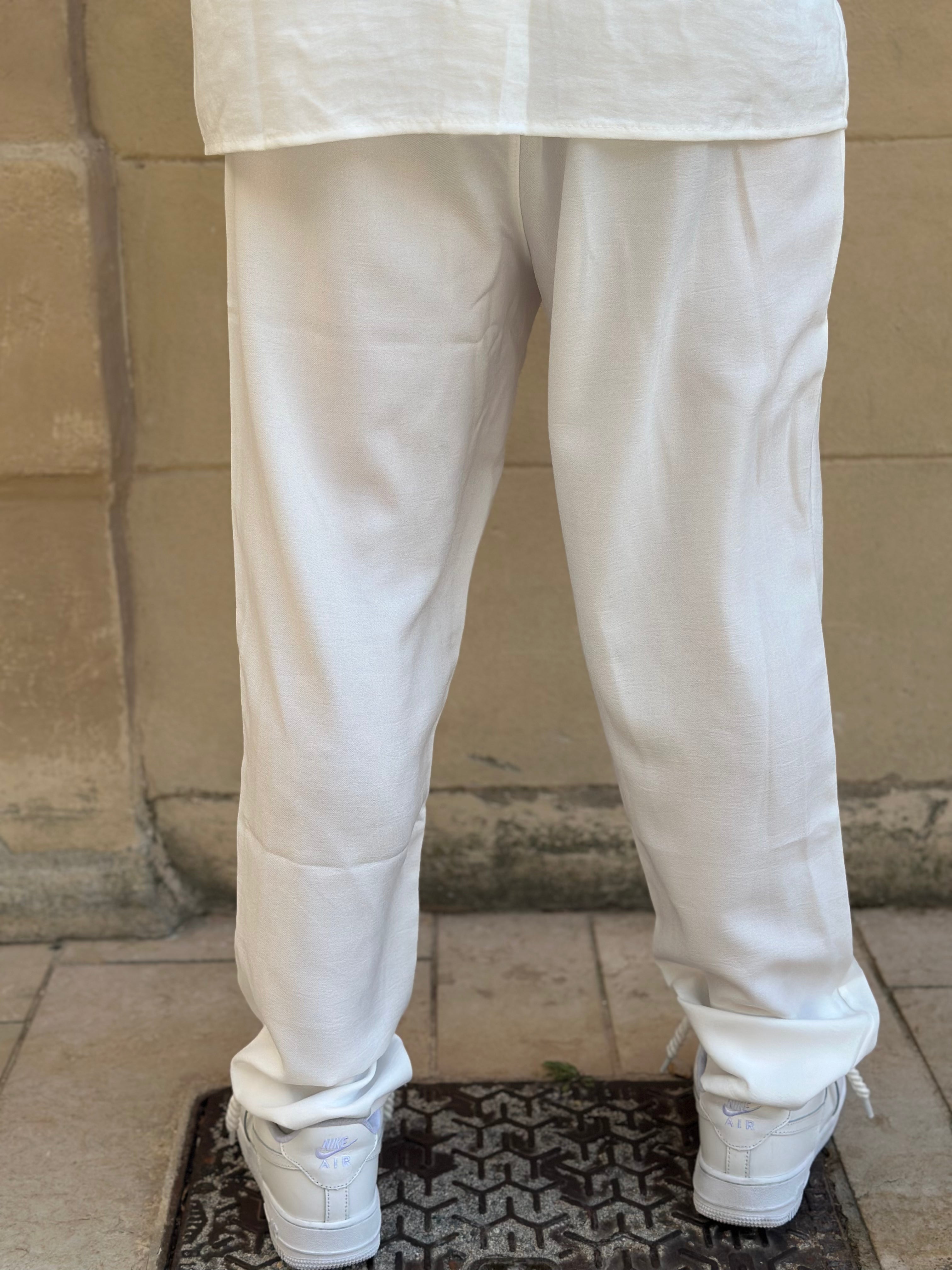 Ensemble Ibiza Lin Blanc