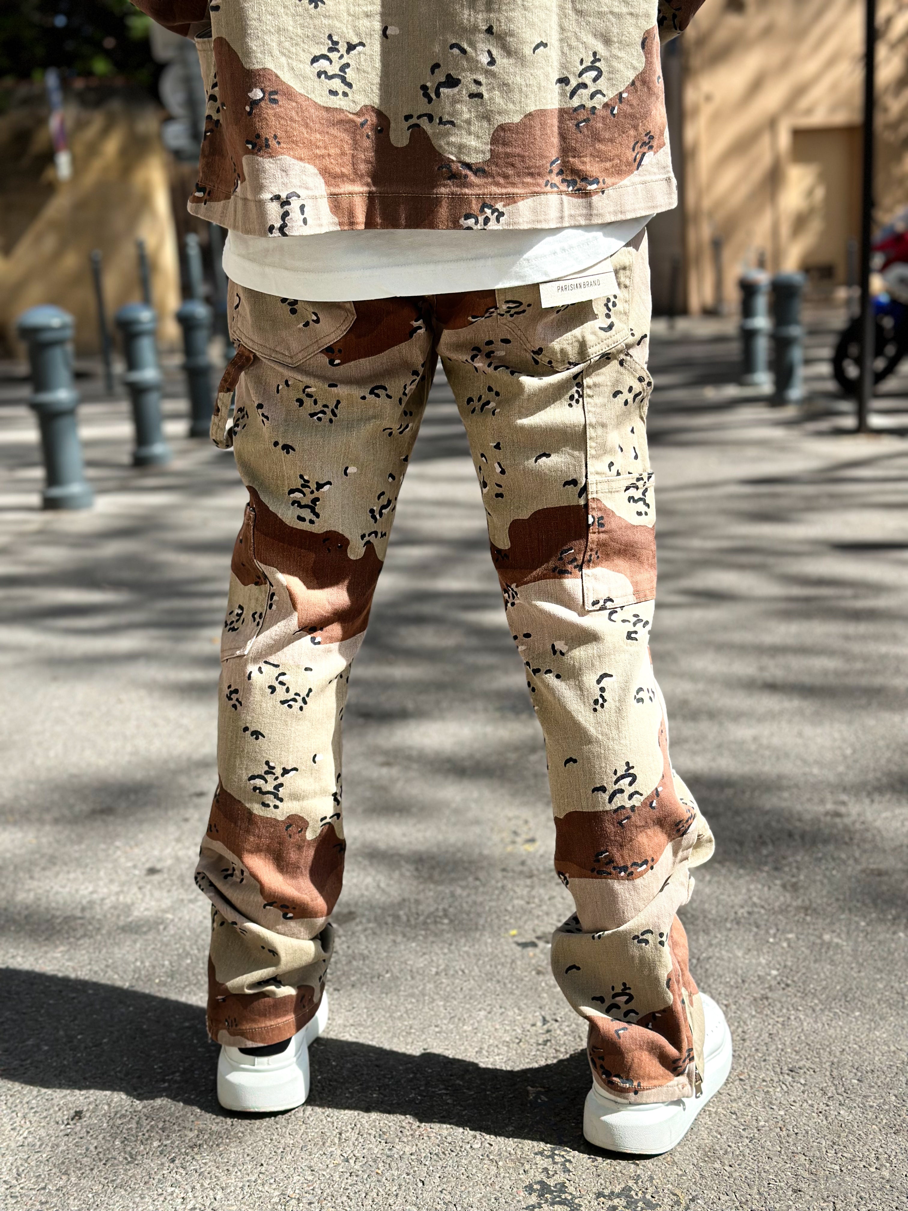 Ensemble Camo manche Longue Beige