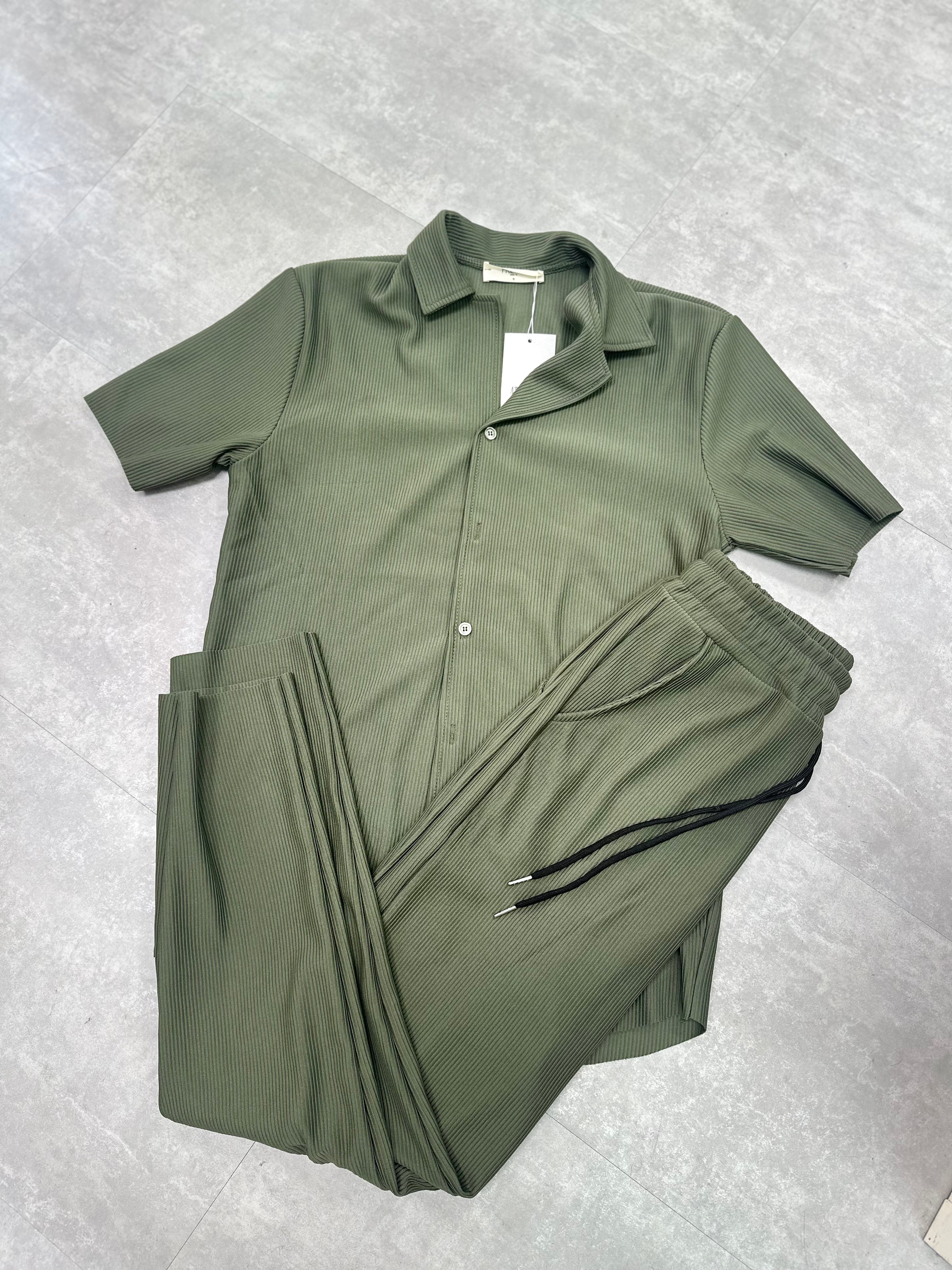 Ensemble Pablo Chemise pantalon Kaki