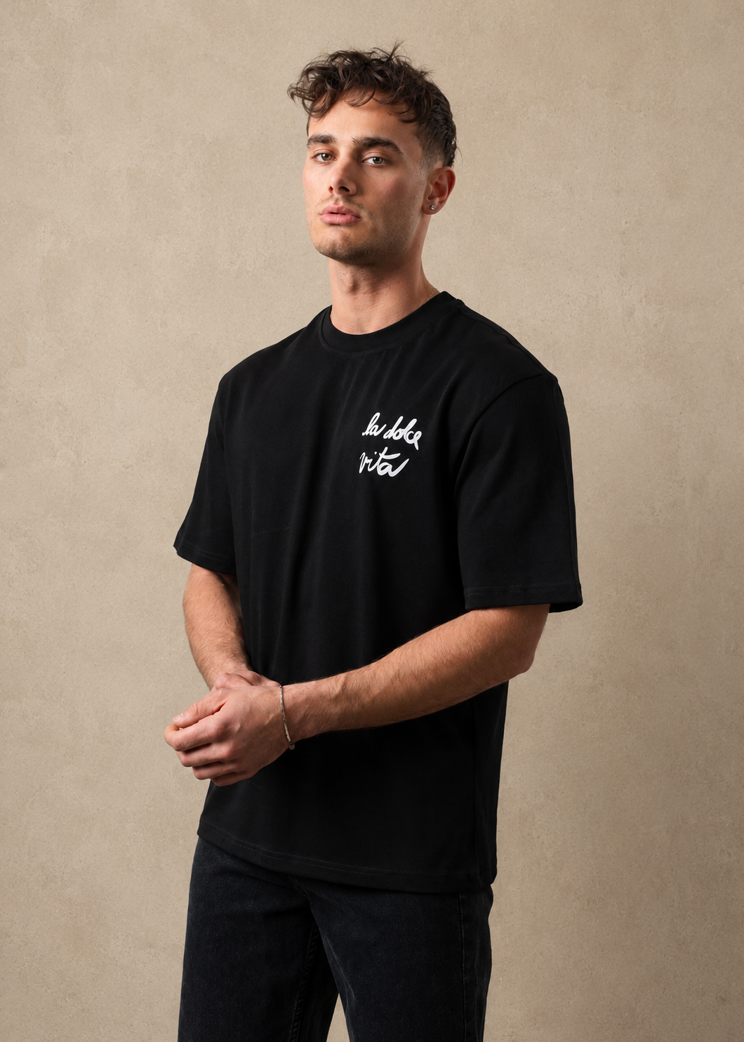 T-Shirt Dolce Vita noir