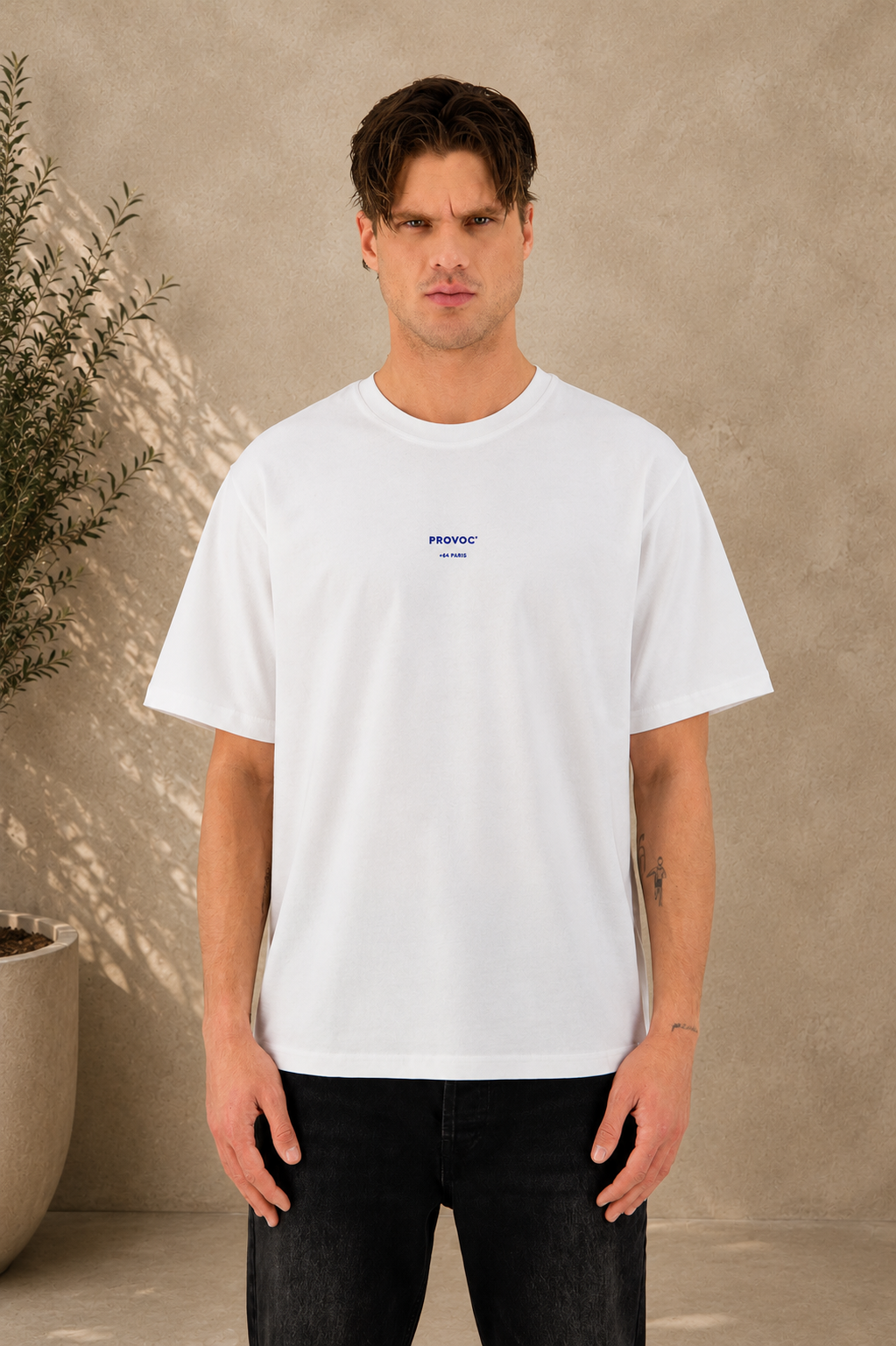 T-Shirt Provoc blanc