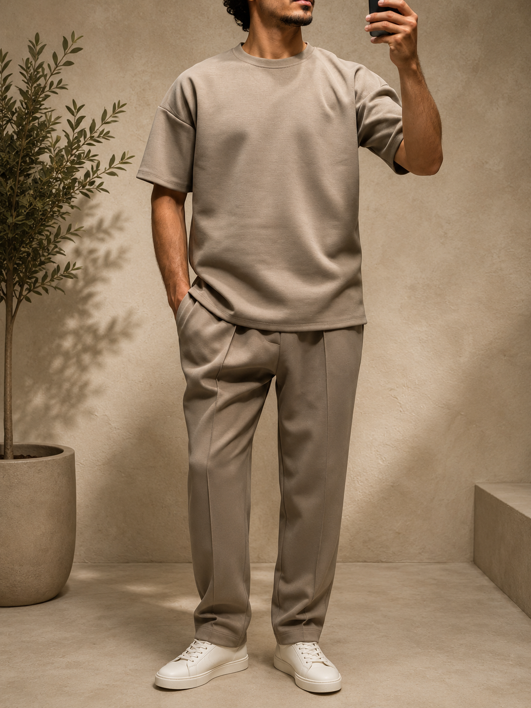 T-shirt Néoprène beige