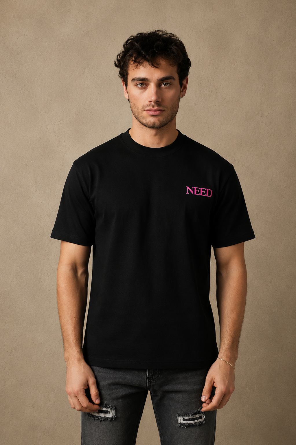 T-Shirt Need noir