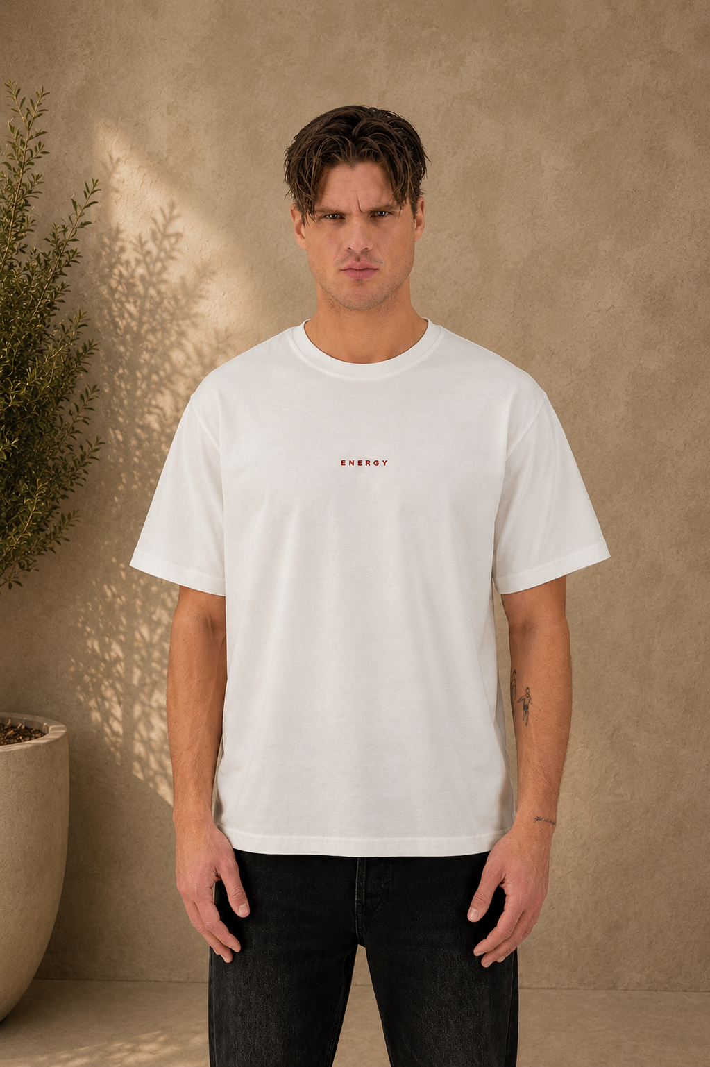 T-Shirt Catch My Vibe blanc