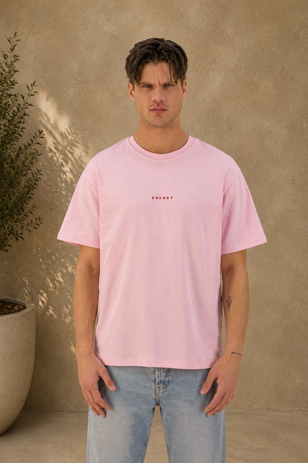 T-Shirt Catch My Vibe rose