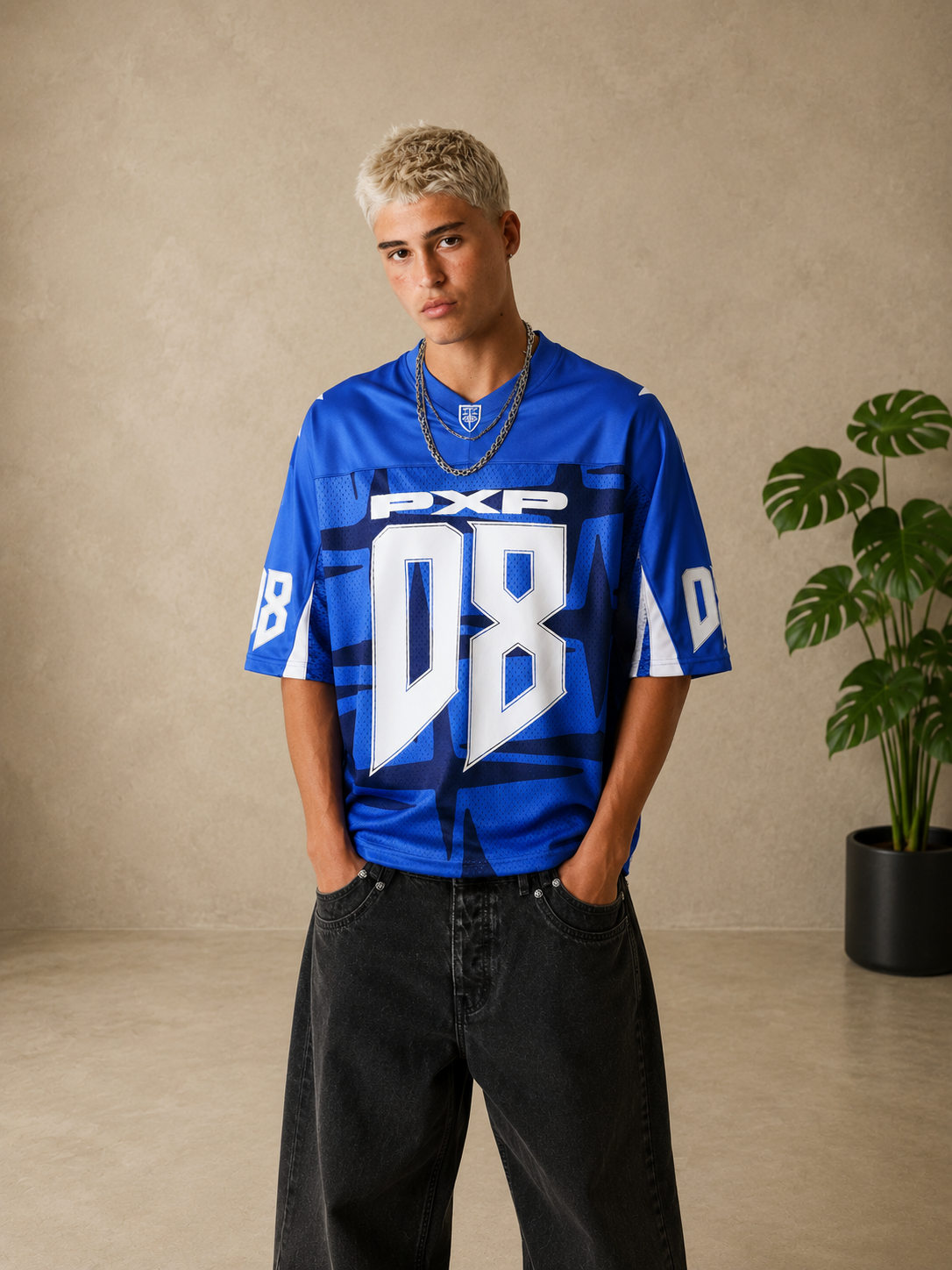 PXP - T-shirt maillot training bleu