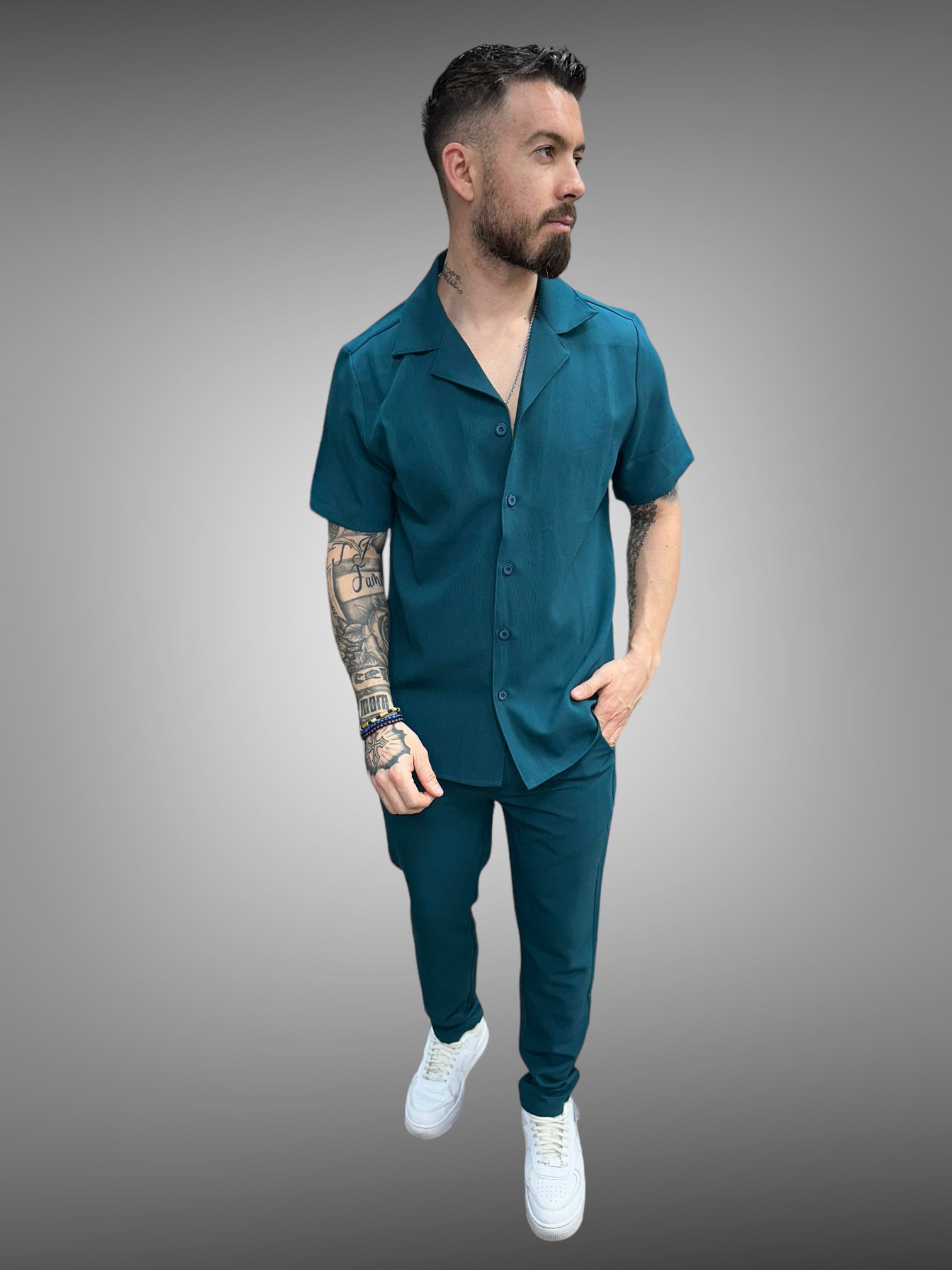 Frilivin - Pantalon Cosy vert #1576-2 - Stayin