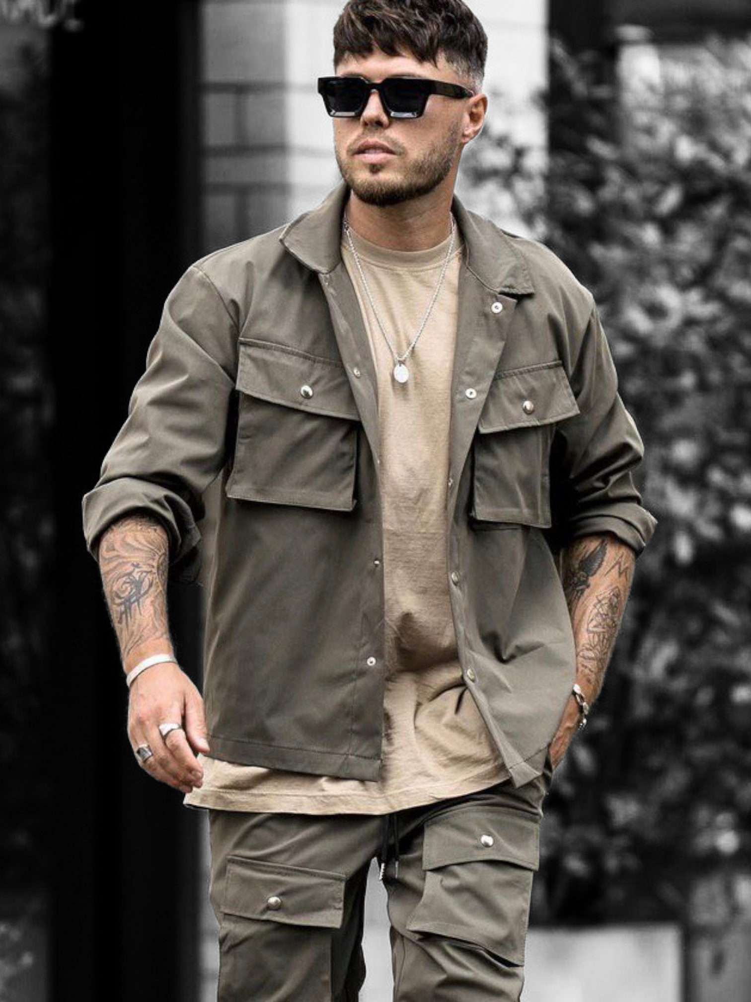 Veste cargo kaki - Stayin