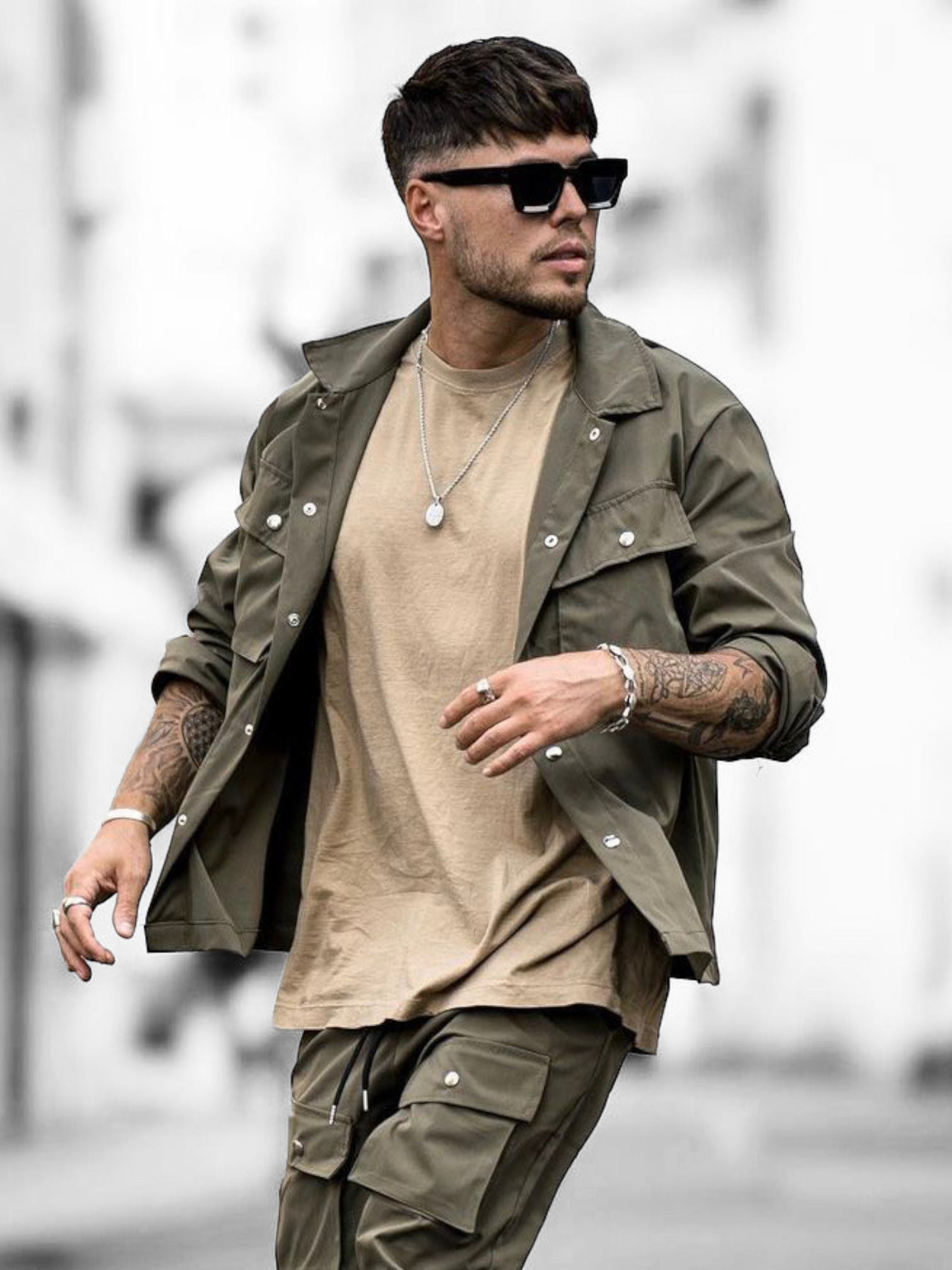 Veste cargo kaki - Stayin