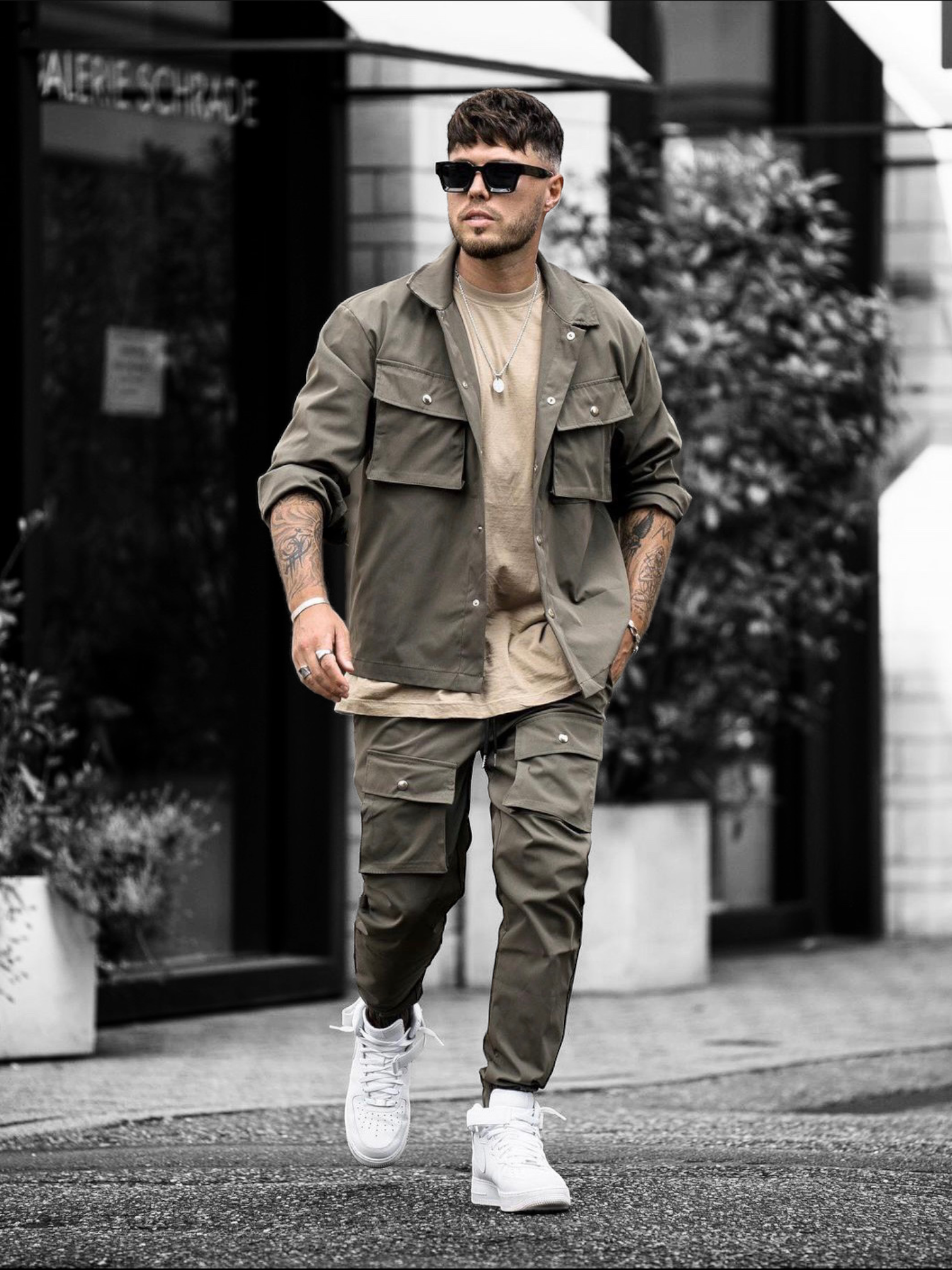 Veste cargo kaki - Stayin