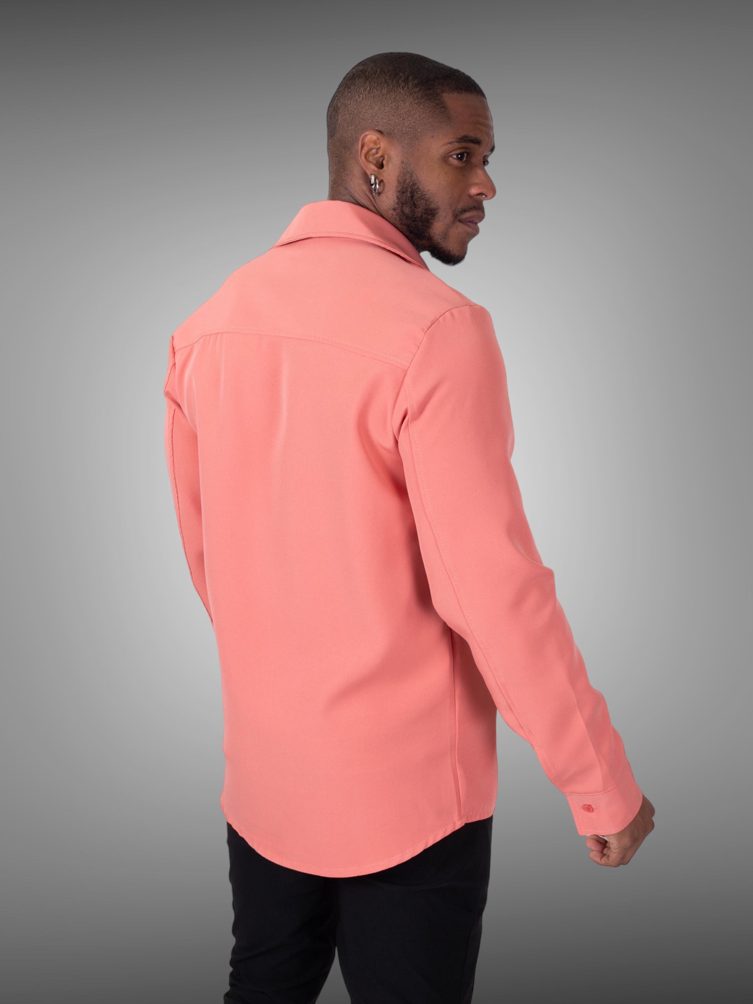 Uniplay - Chemise Lounge saumon - Stayin