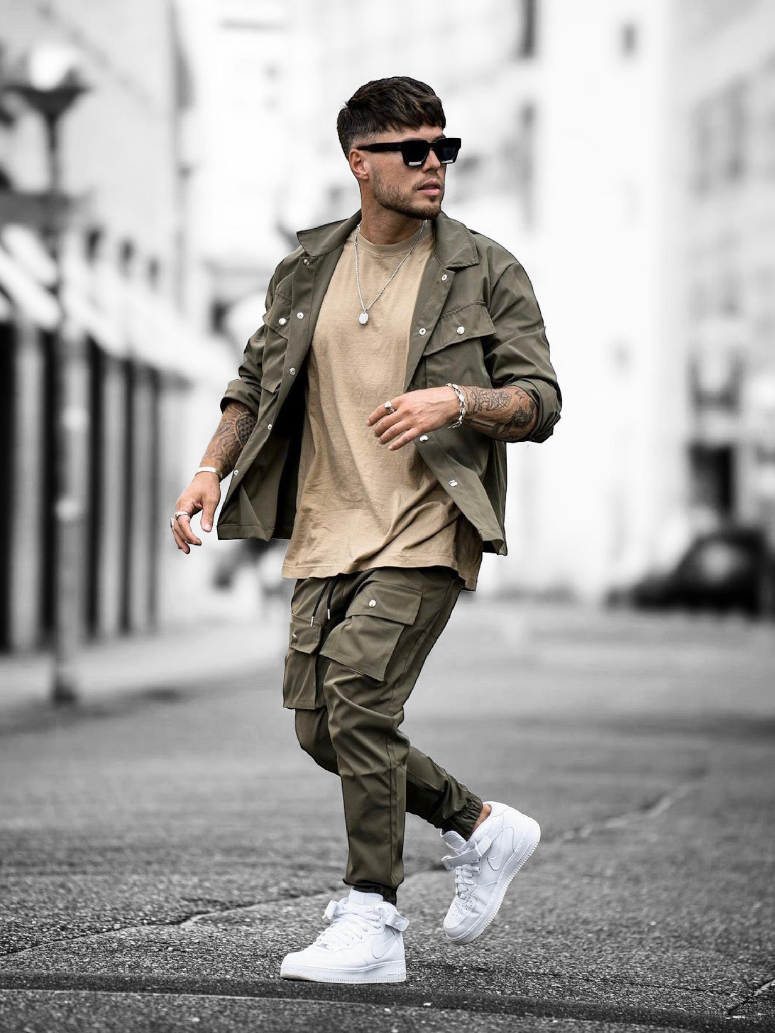 Veste cargo kaki - Stayin