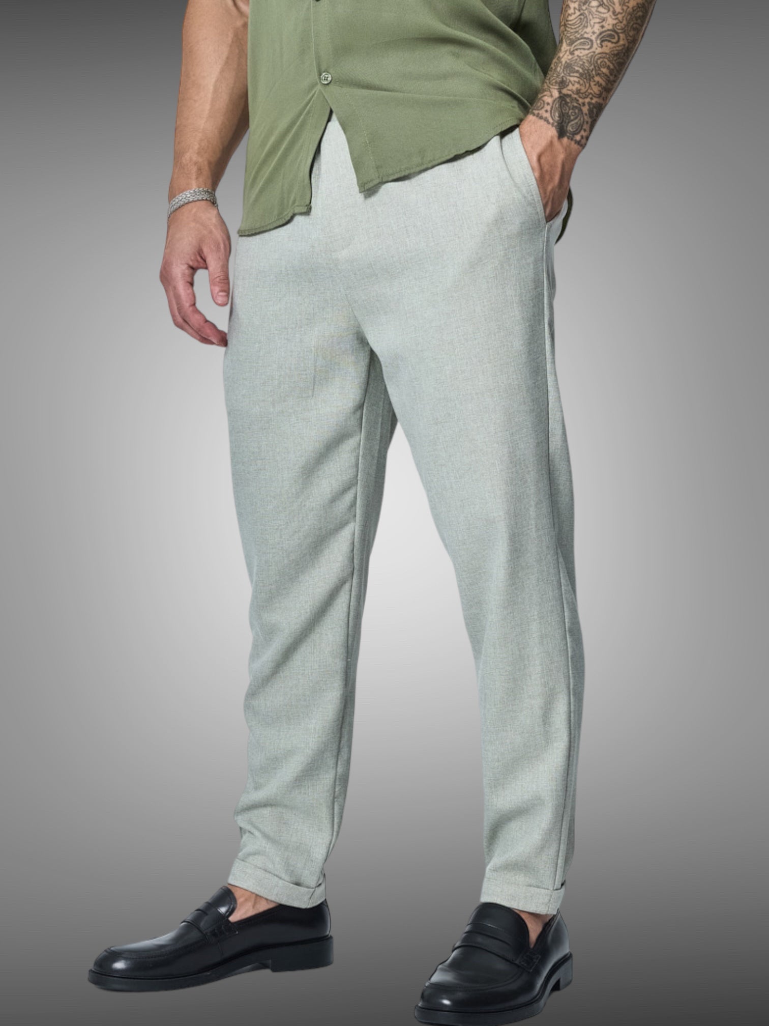 Frilivin - Pantalon vert pastel #1759-11 - Stayin