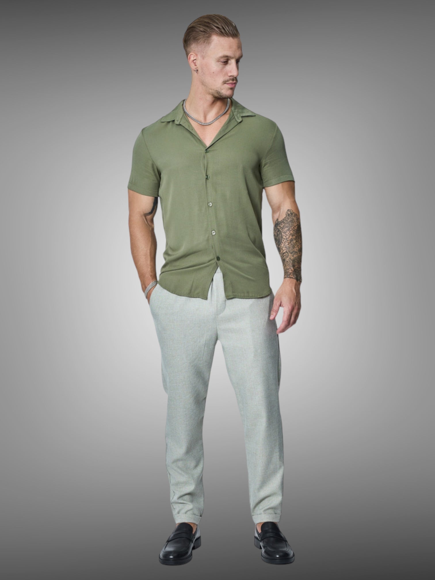 Frilivin - Pantalon vert pastel #1759-11 - Stayin