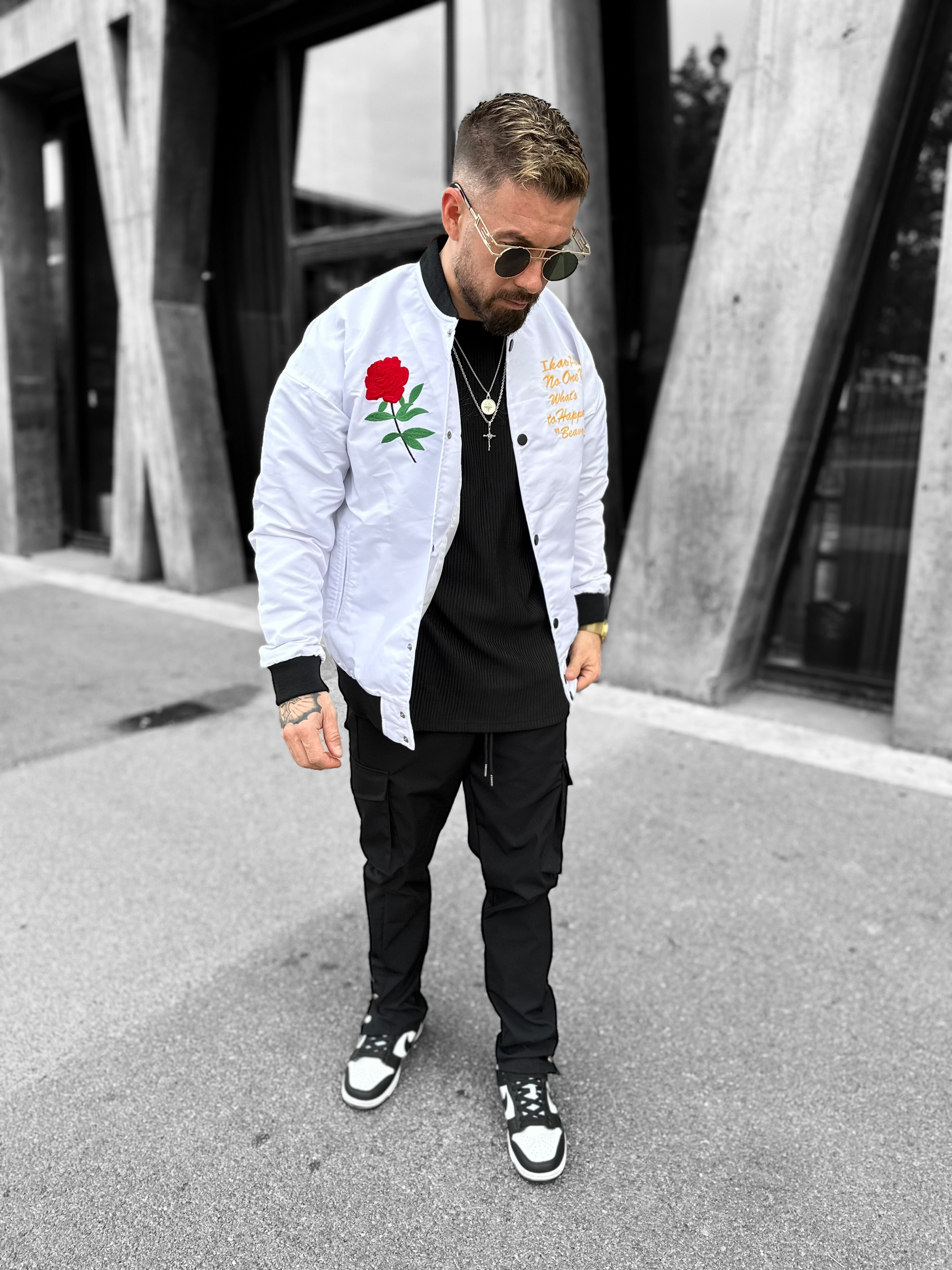 Pantalon Cargo Atlanta 3 boutons noir - Stayin