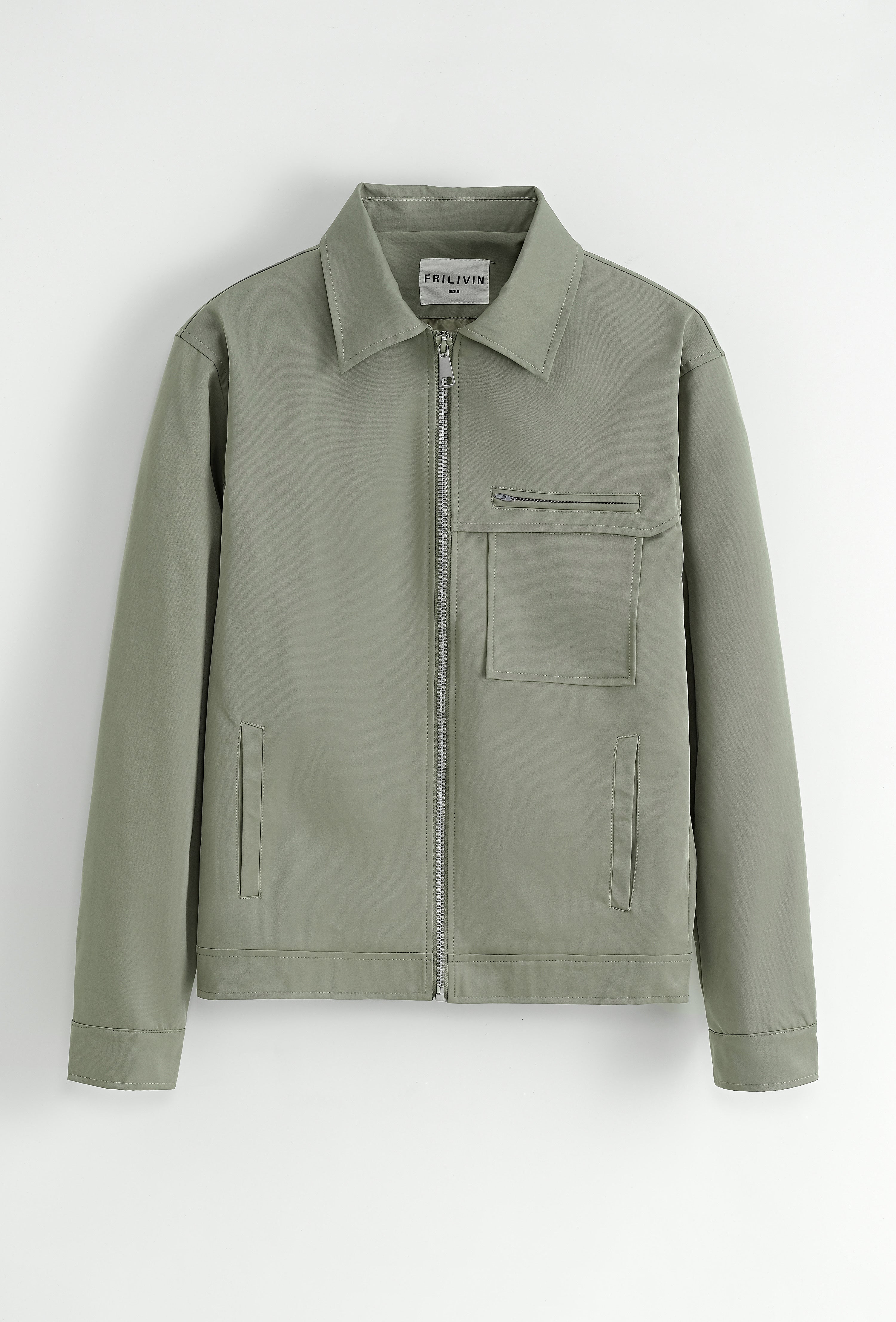 Ensemble zip imper kaki