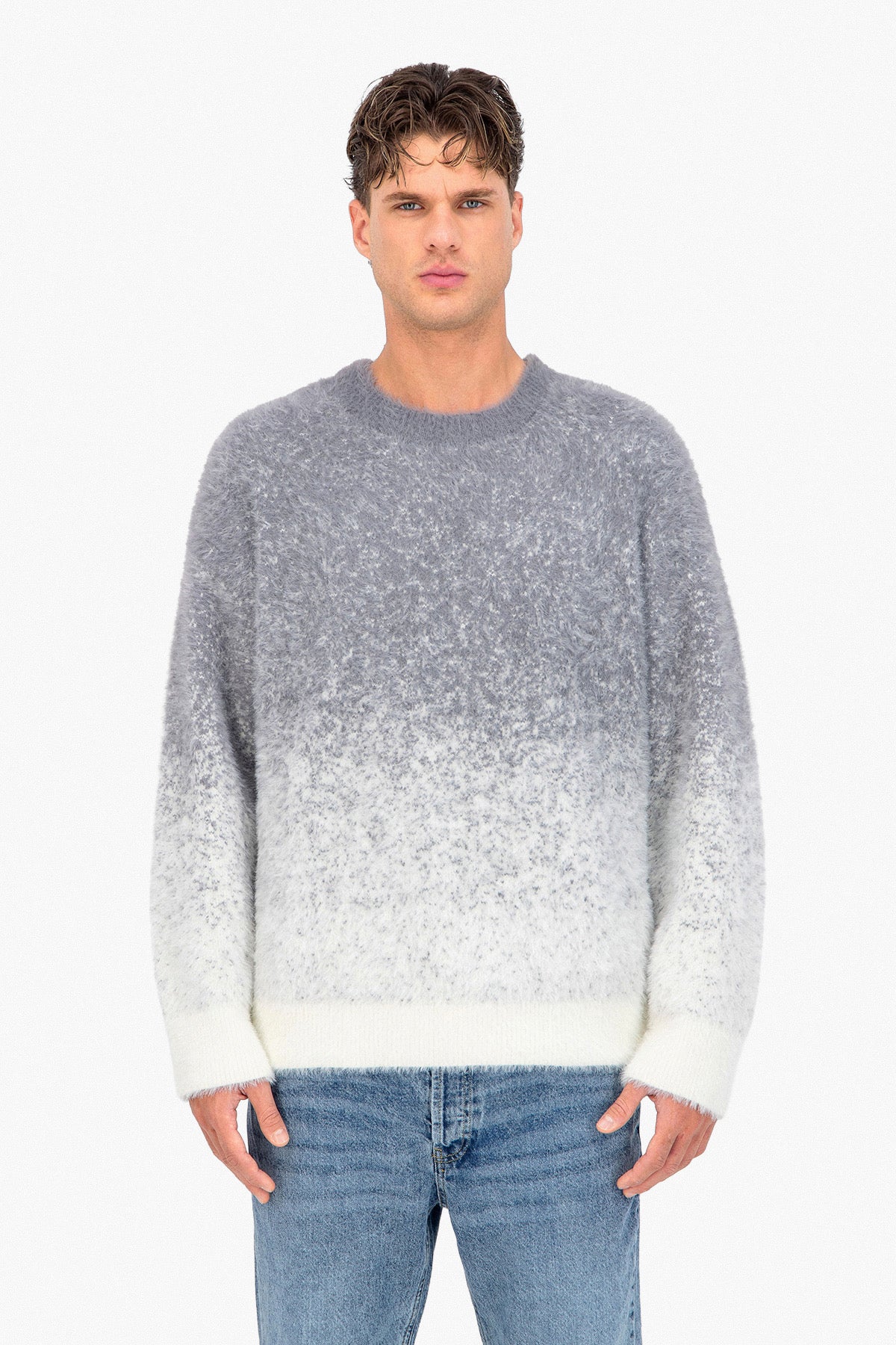 Pull Snow gris