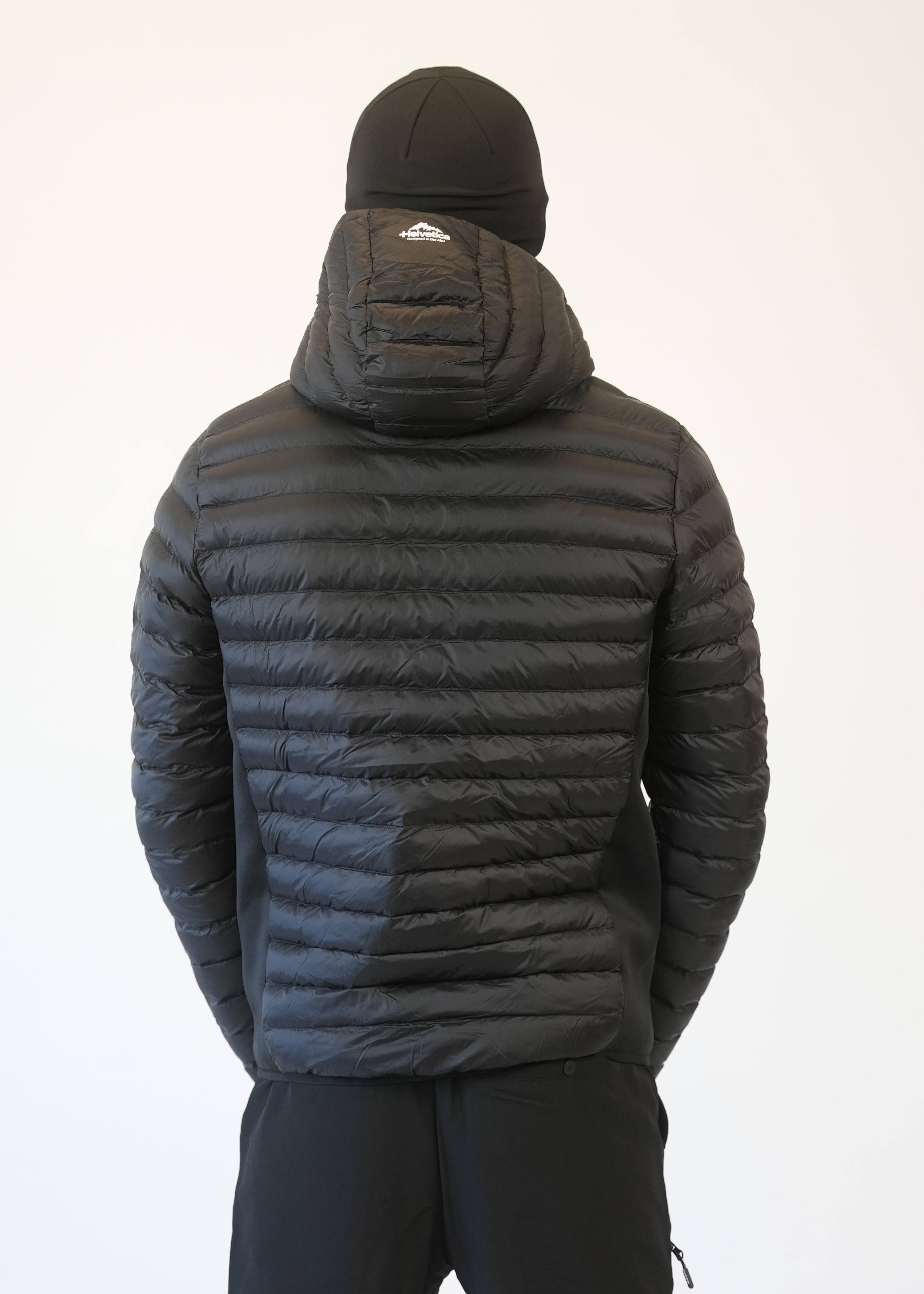 Helvetica - Doudoune Brad noir