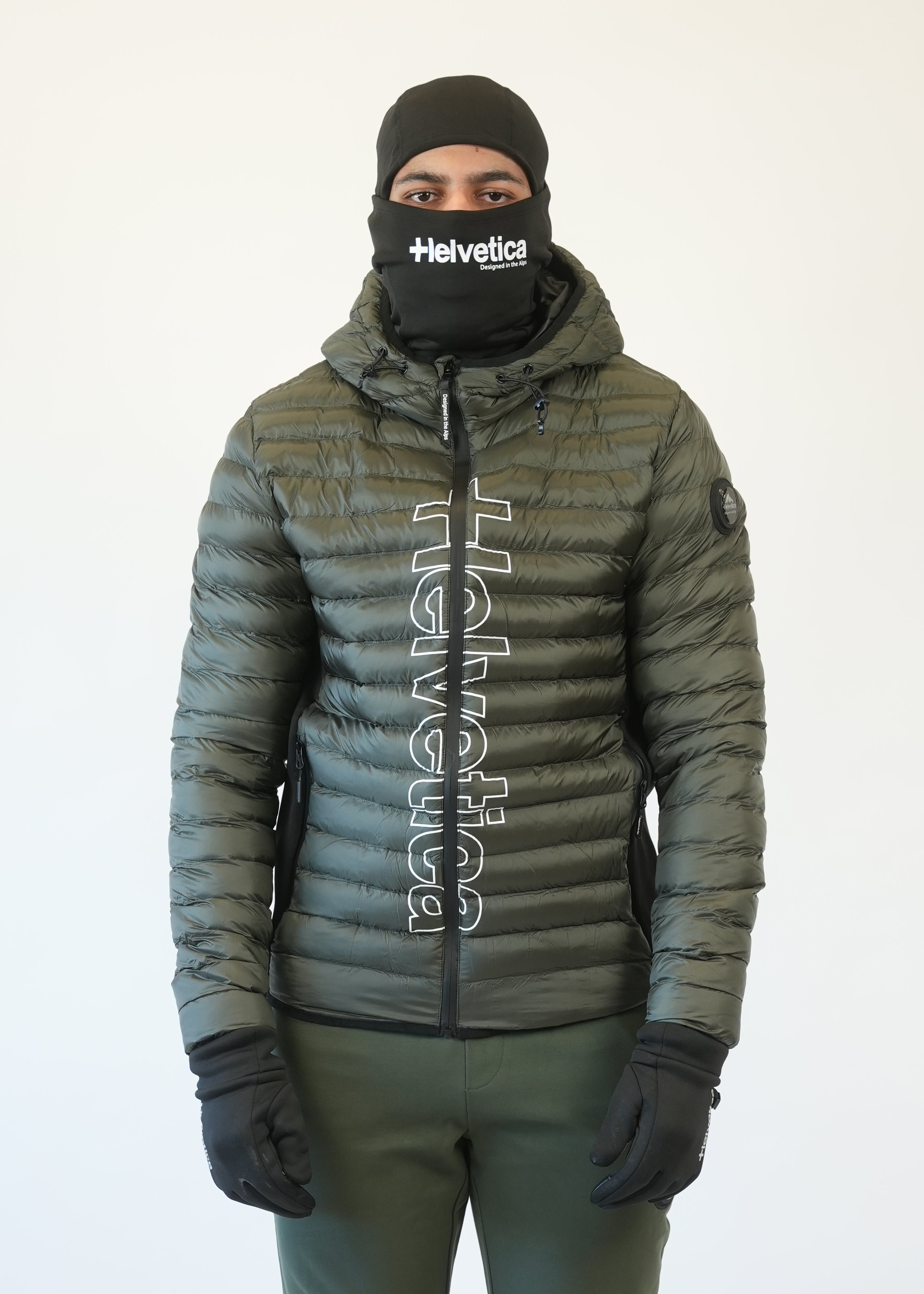 Helvetica - Doudoune Brad kaki