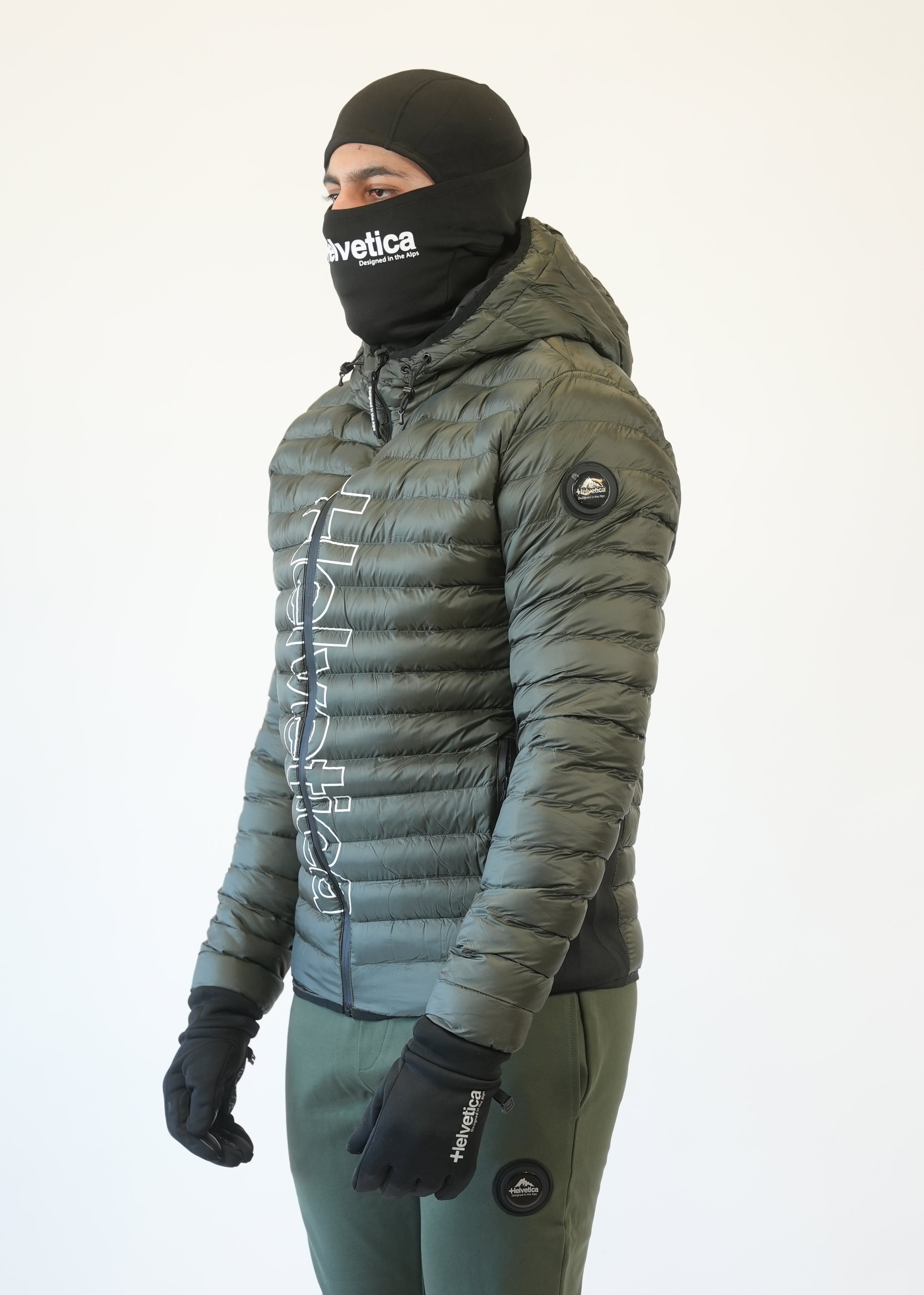 Helvetica - Doudoune Brad kaki