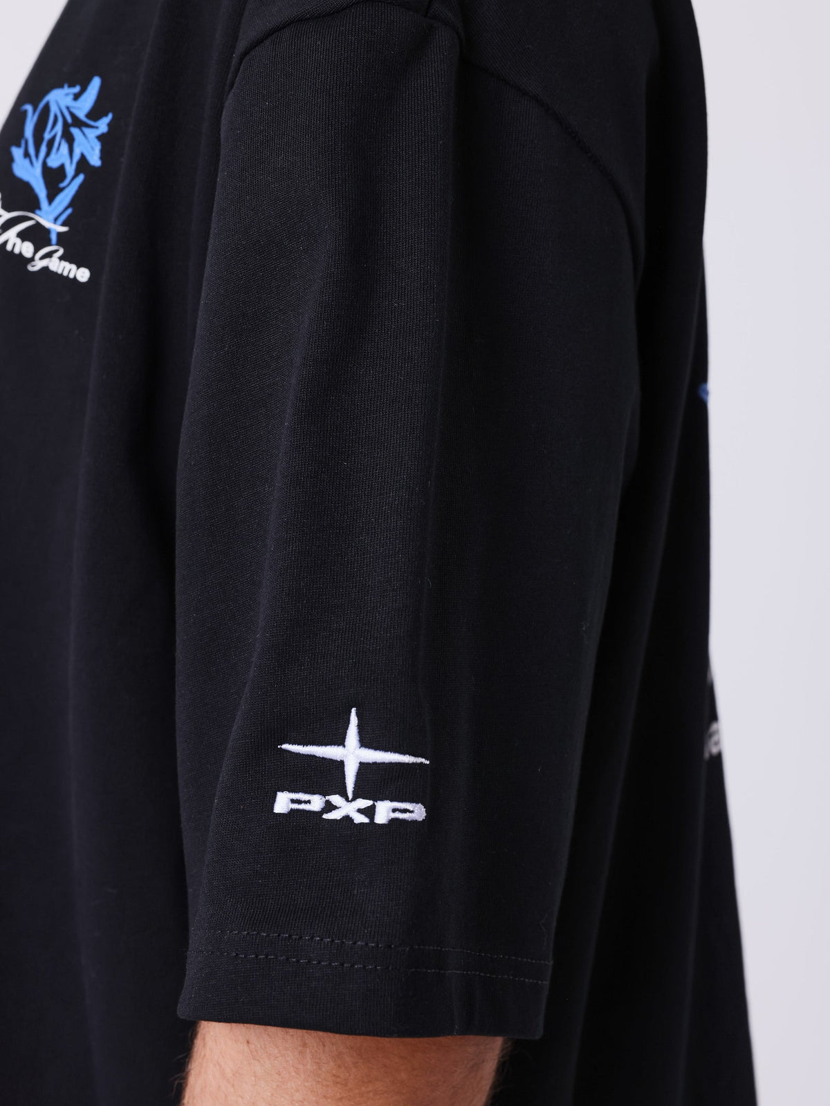 PXP - T-SHIRT FLORAL NOIR