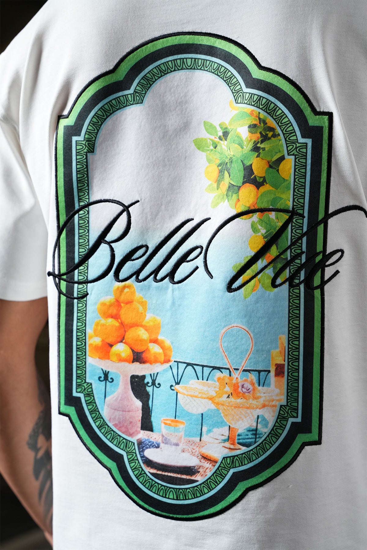 T-Shirt Belle Vue blanc