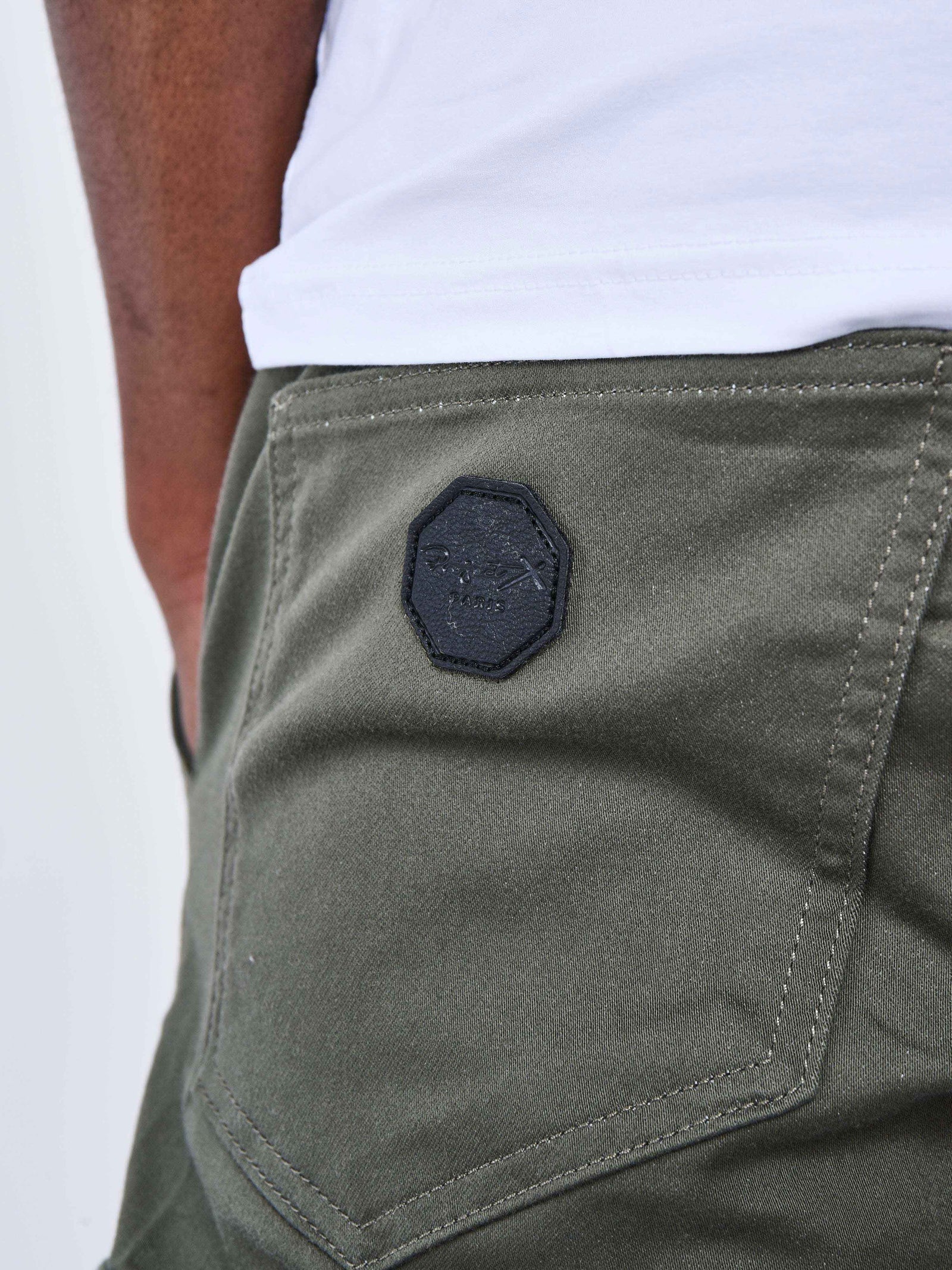 PXP - Pantalon cargo multipoches kaki